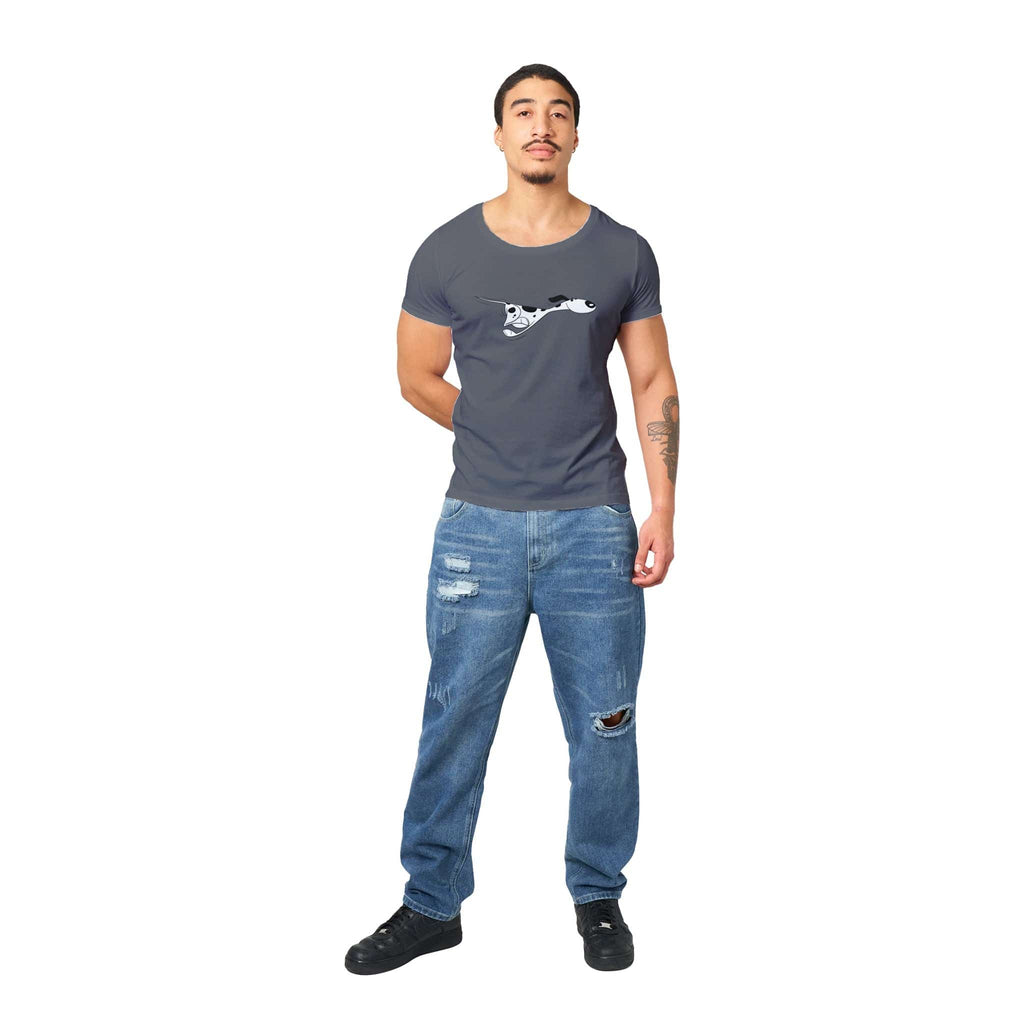 100% Organic Unisex T-shirt/Running-Dog