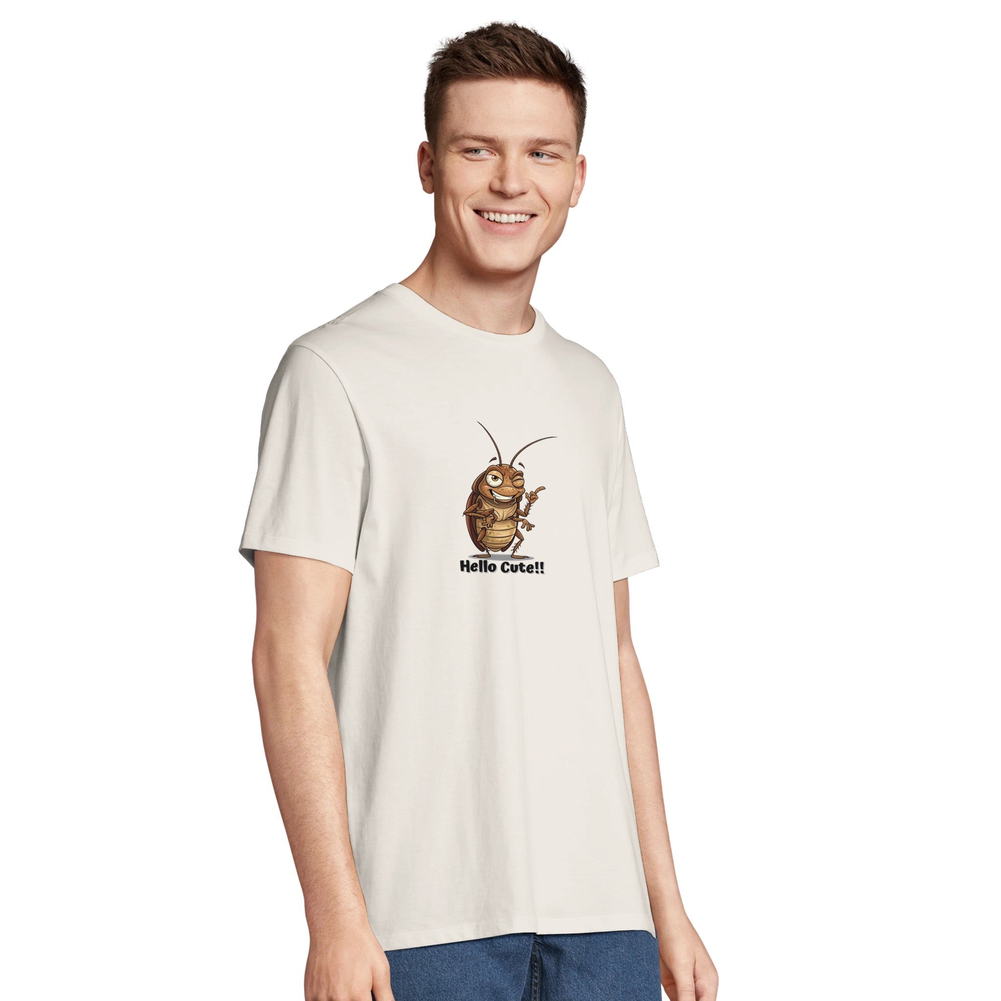 Wacky Winking Cockroach /Playful Insect Art Apparel in/Sustainable-Organic-Cotton-Apparel