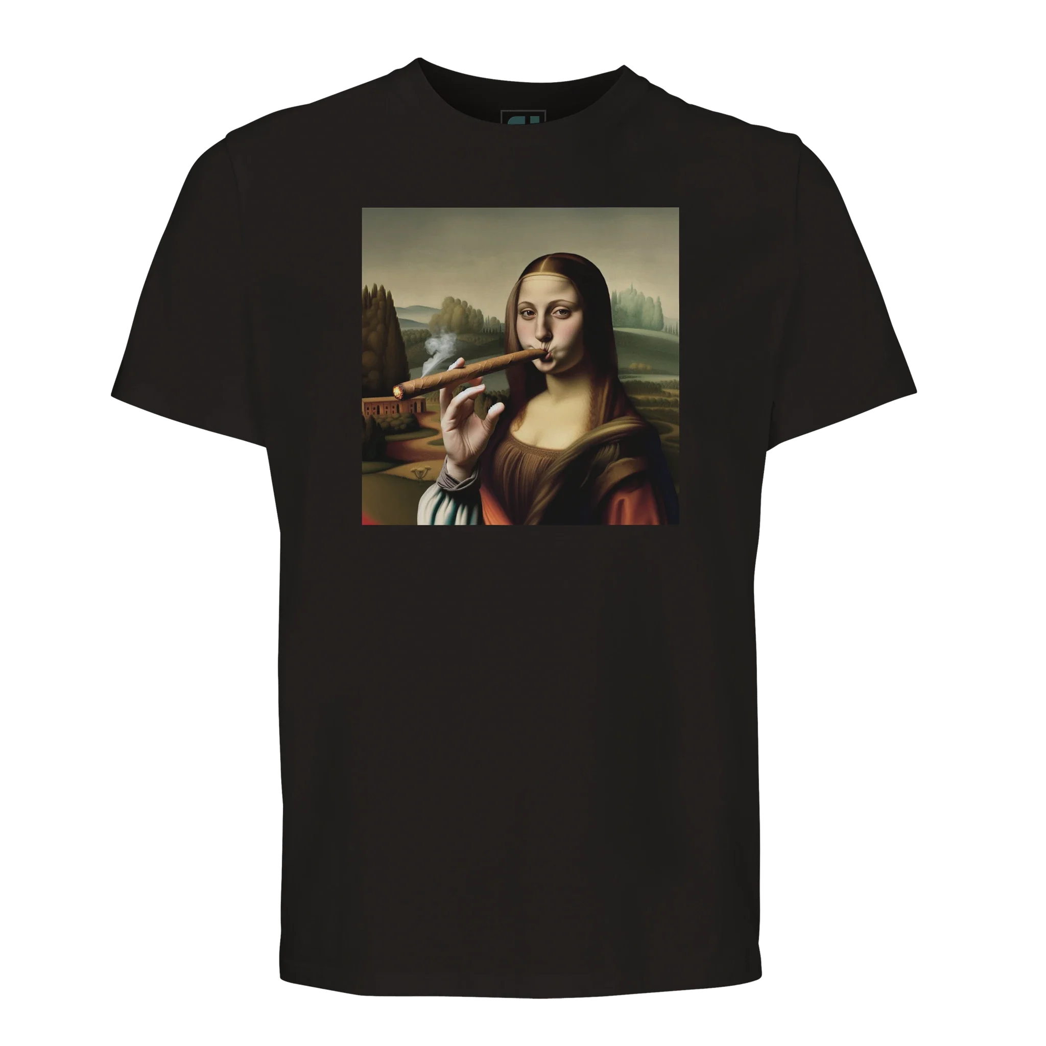 Funny Mona Lisa Portrait/Sustainable-Organic-Cotton-Apparel