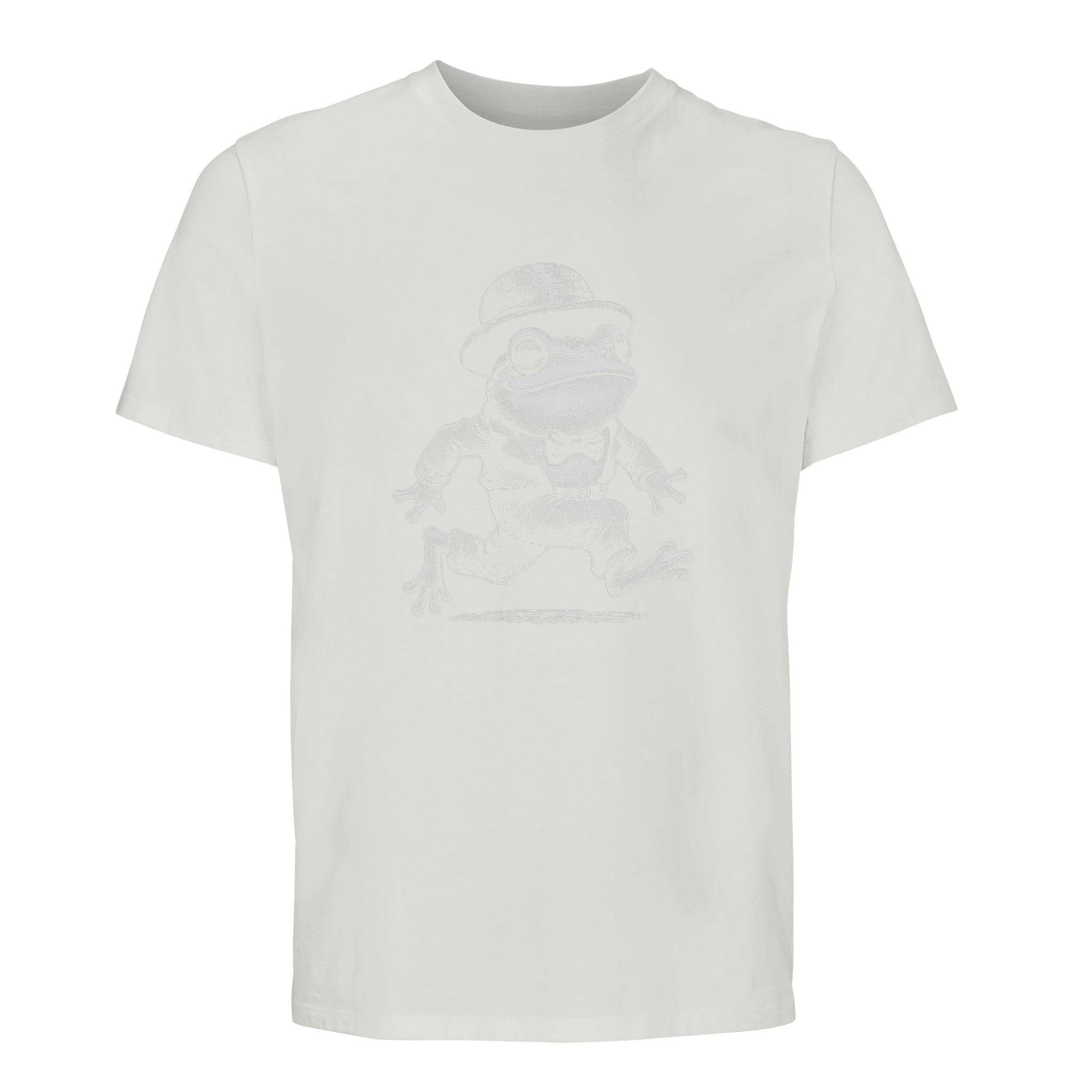 100% Organic Unisex T-shirt/Frog-Running