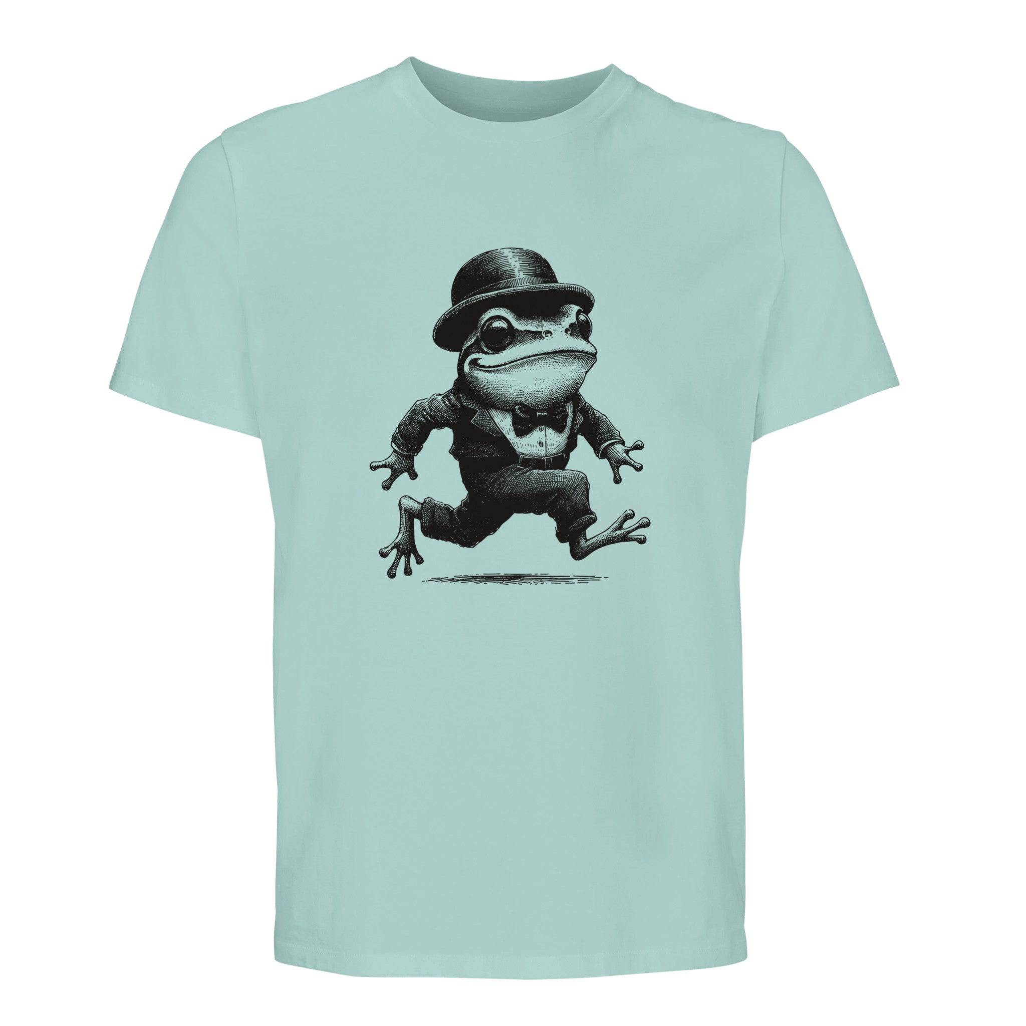 100% Organic Unisex T-shirt/Frog-Running
