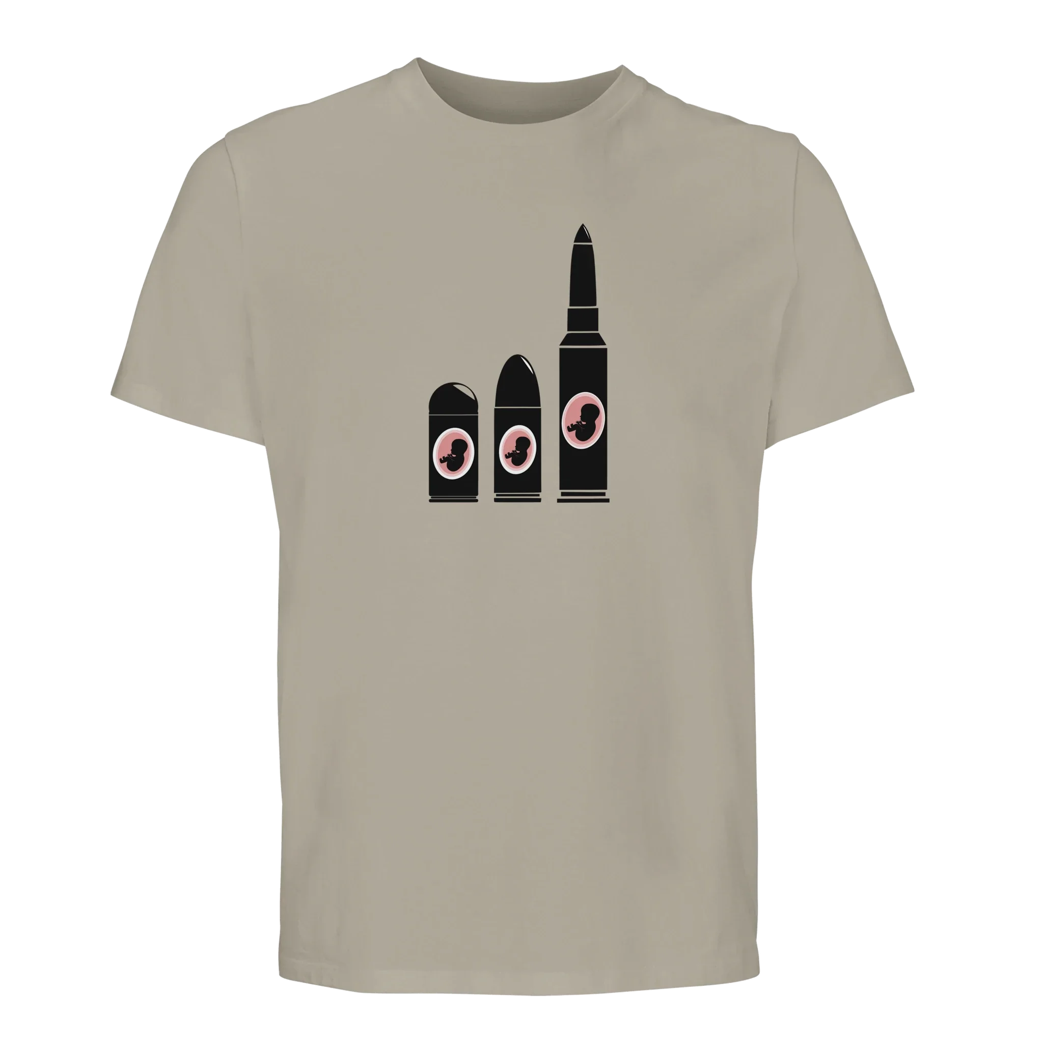 100% Organic Unisex T-shirt/Bullets-Babies