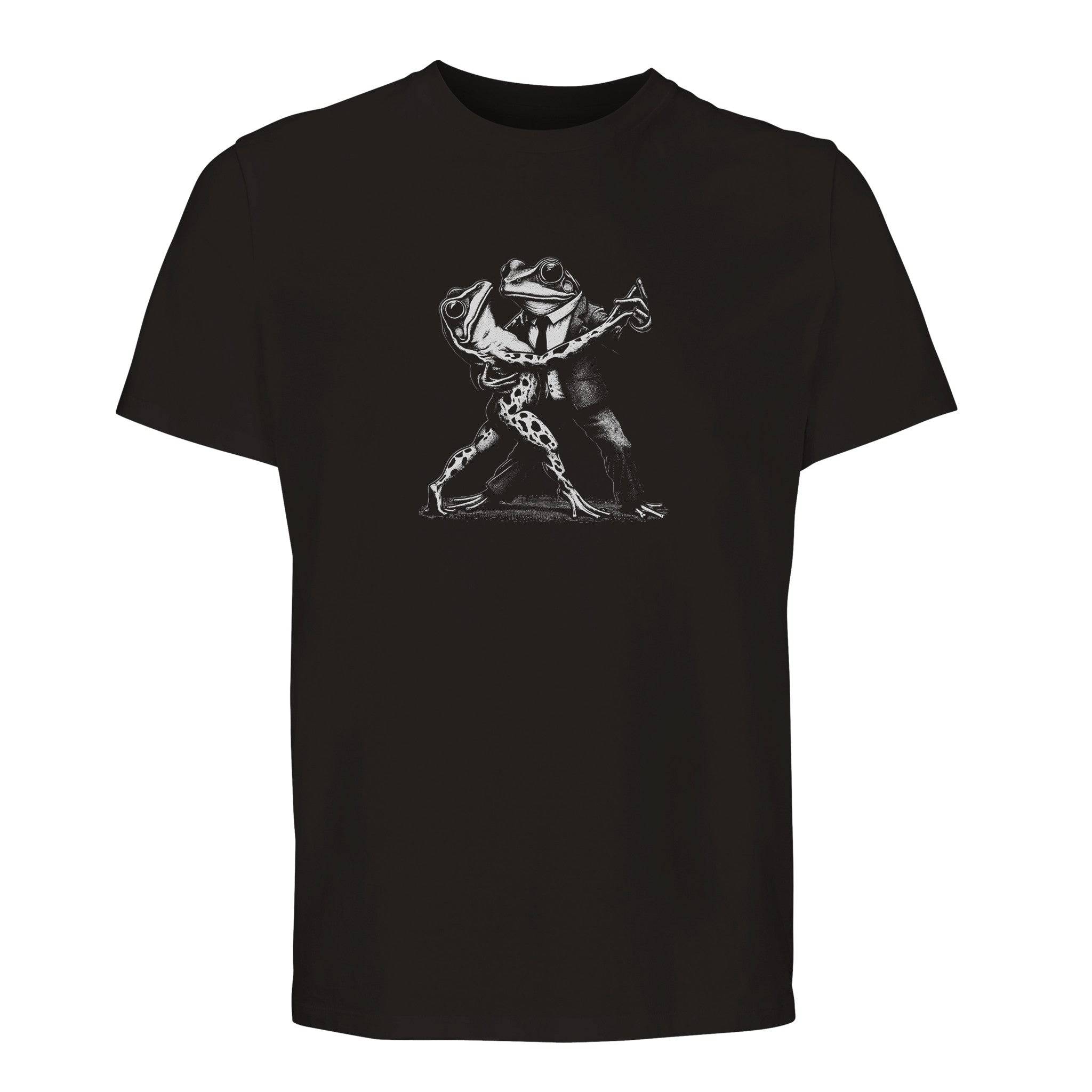 100% Organic Unisex T-shirt/Frogs-Dancing