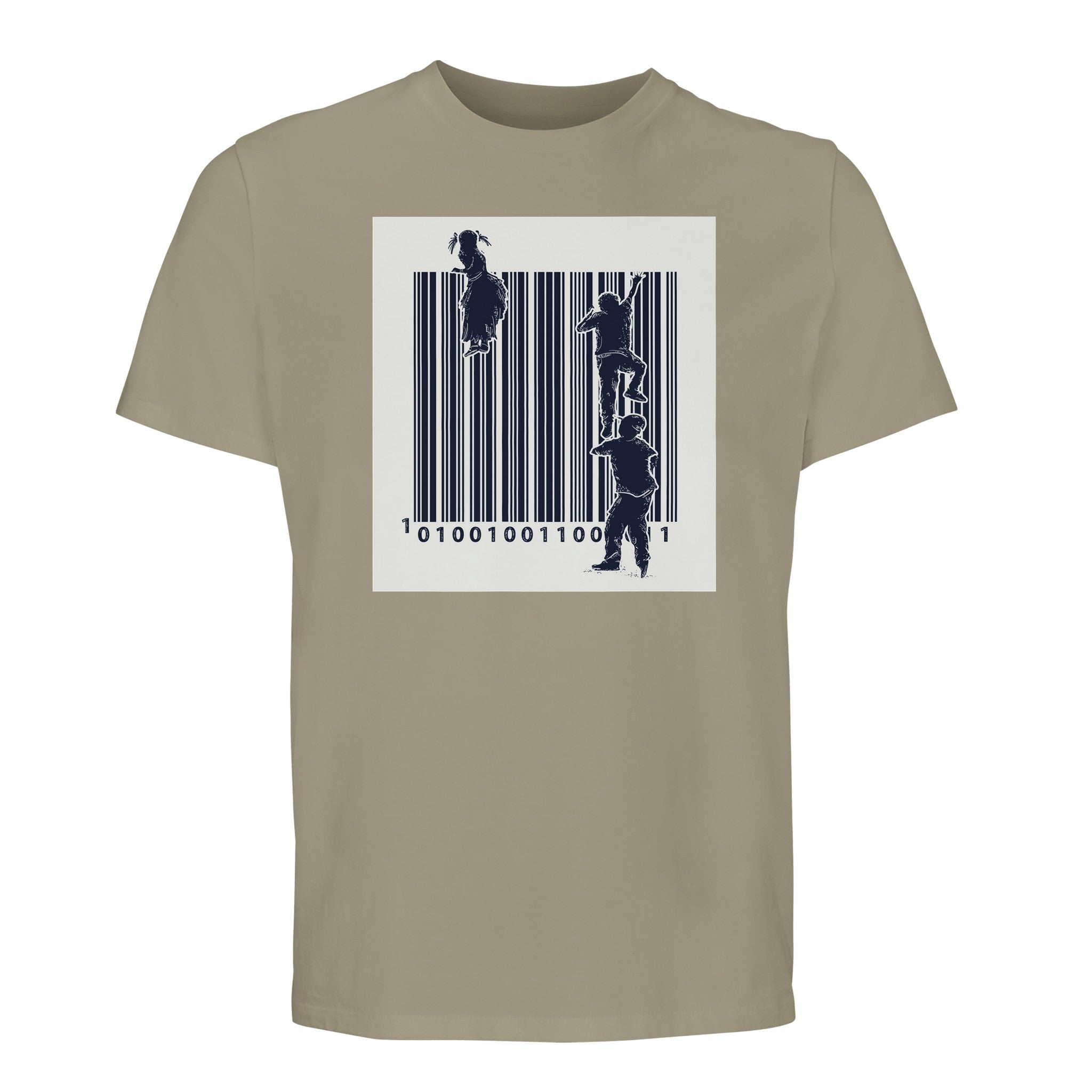 100% Organic Unisex T-shirt/Barcode-People