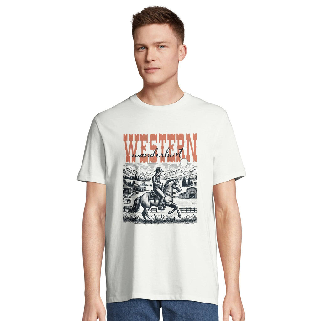 100% Organic Unisex T-shirt/Western-Cowboy