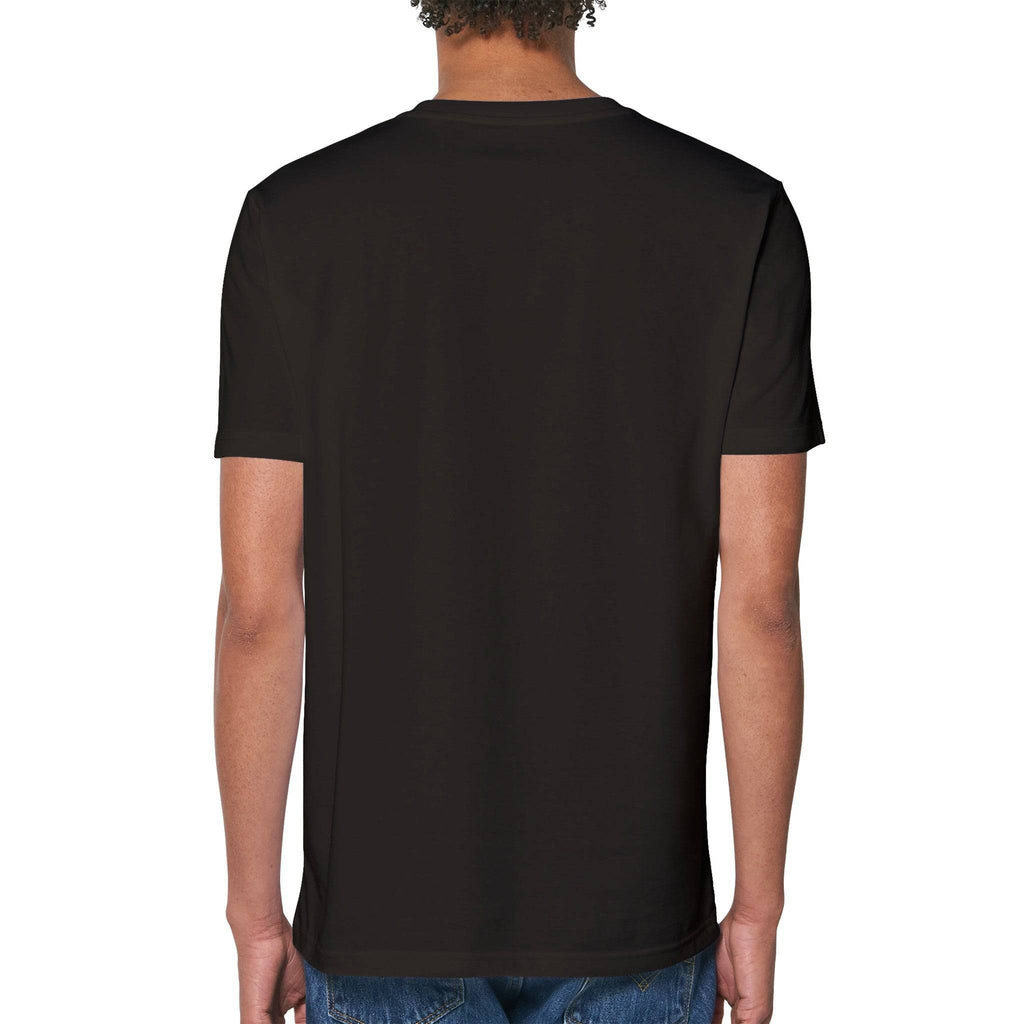 100% Organic Unisex T-shirt/Hand-Drawn-Bear-With-A-Bird-On-Her-Head