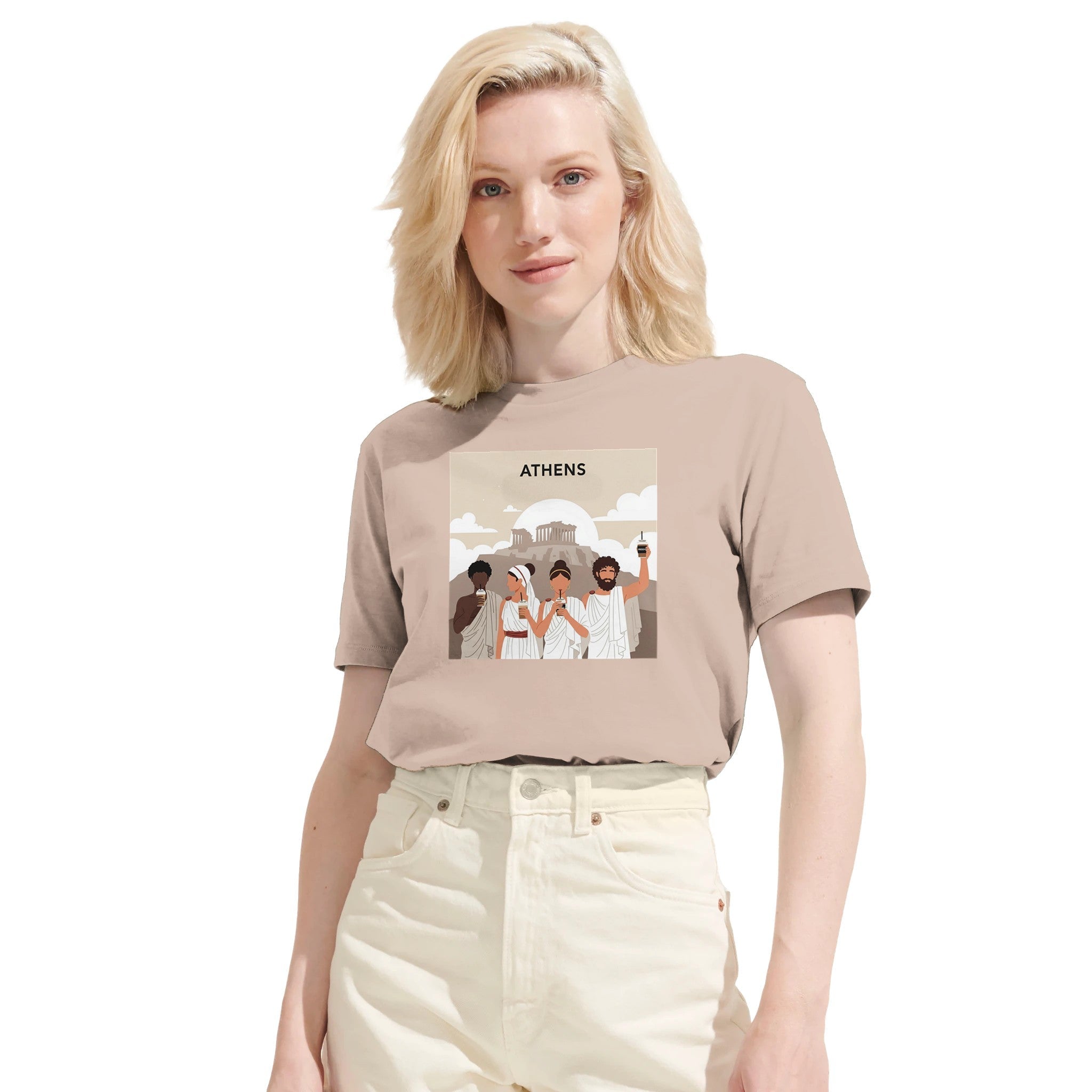 Athens Vibes Capuccino/Sunsustainable-Organic-Cotton-Apparel