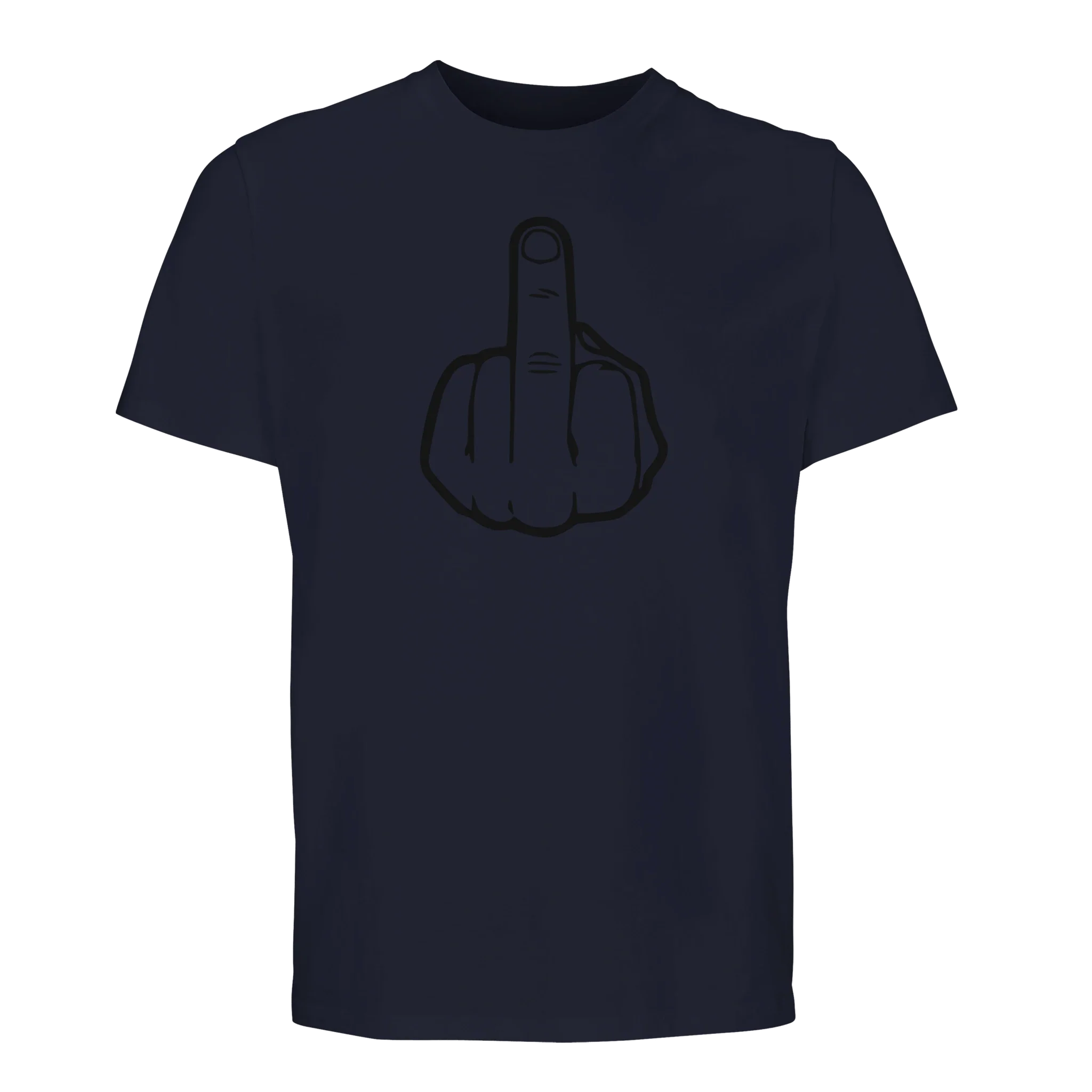 100% Organic Unisex T-shirt/Middle-Finger