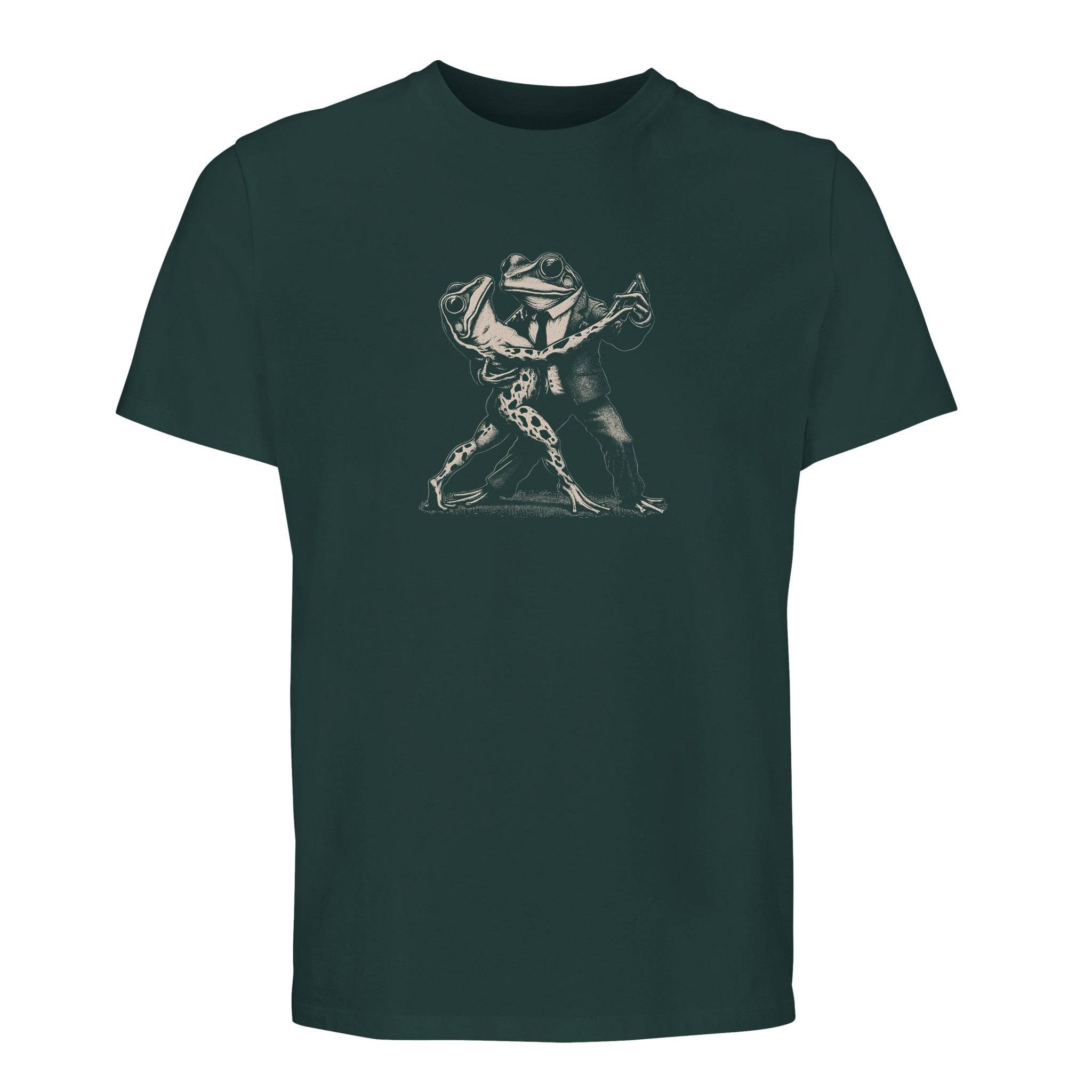 100% Organic Unisex T-shirt/Frogs-Dancing