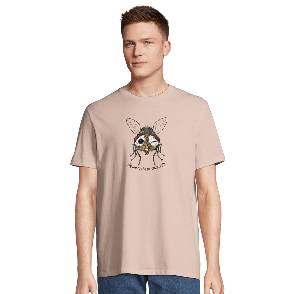 Wacky Winking Fly Organic Cotton Tee /Sustainable-Organic-Cotton-Apparel