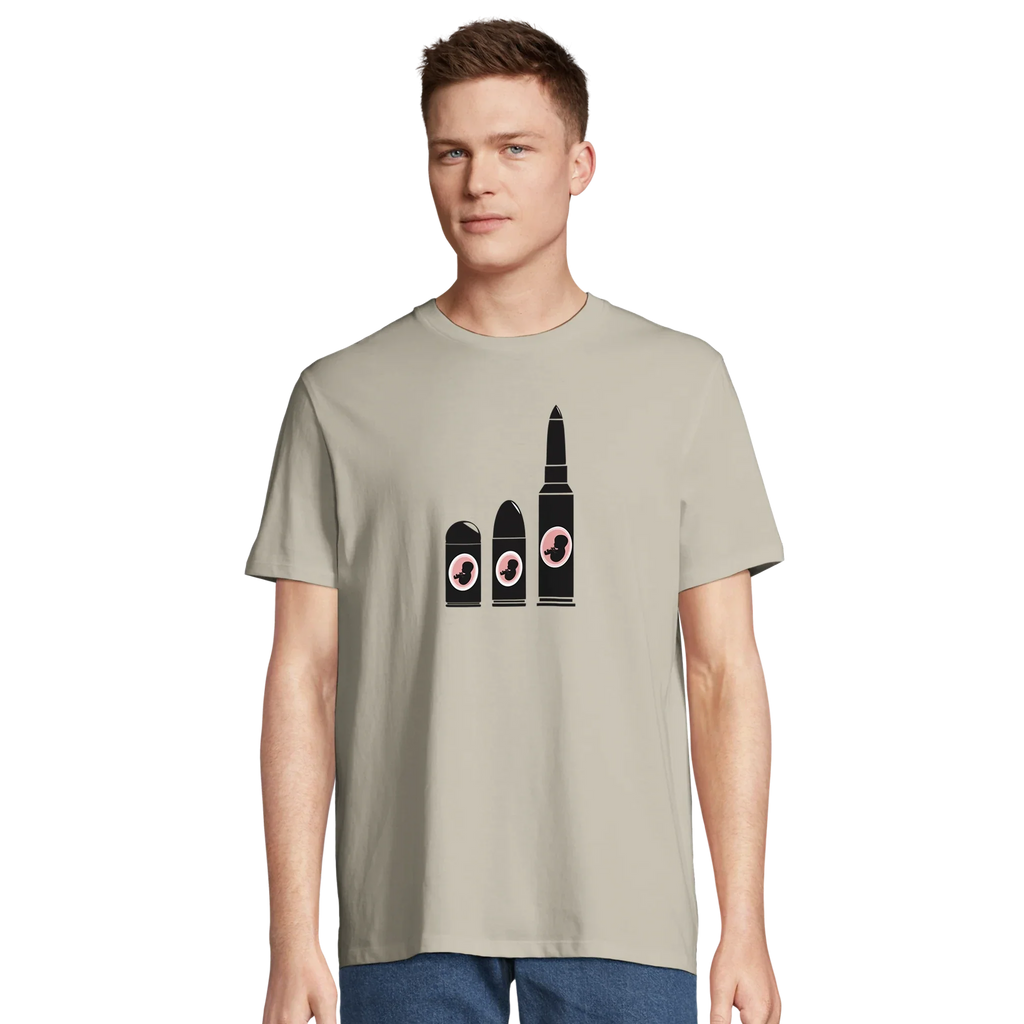 100% Organic Unisex T-shirt/Bullets-Babies