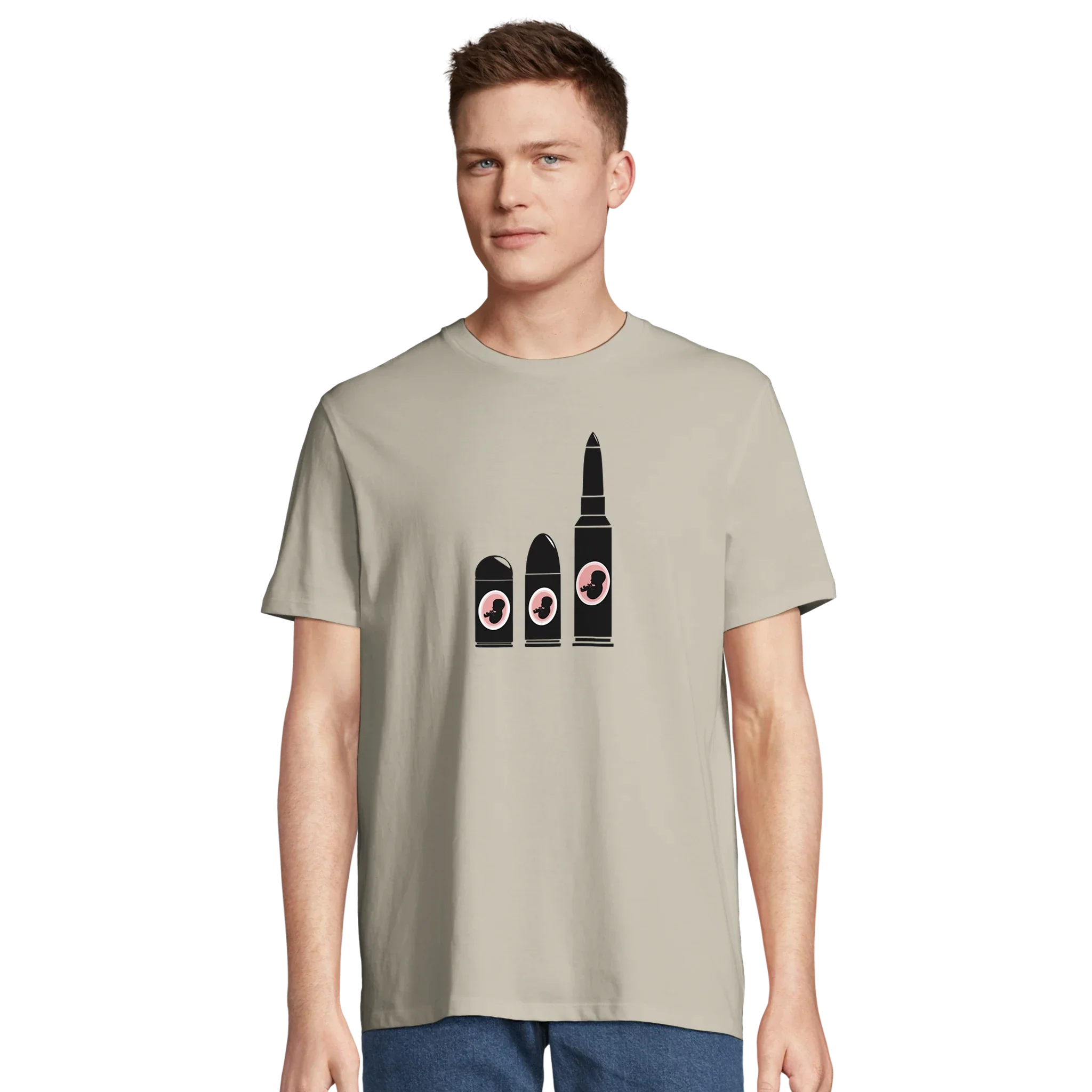 100% Organic Unisex T-shirt/Bullets-Babies