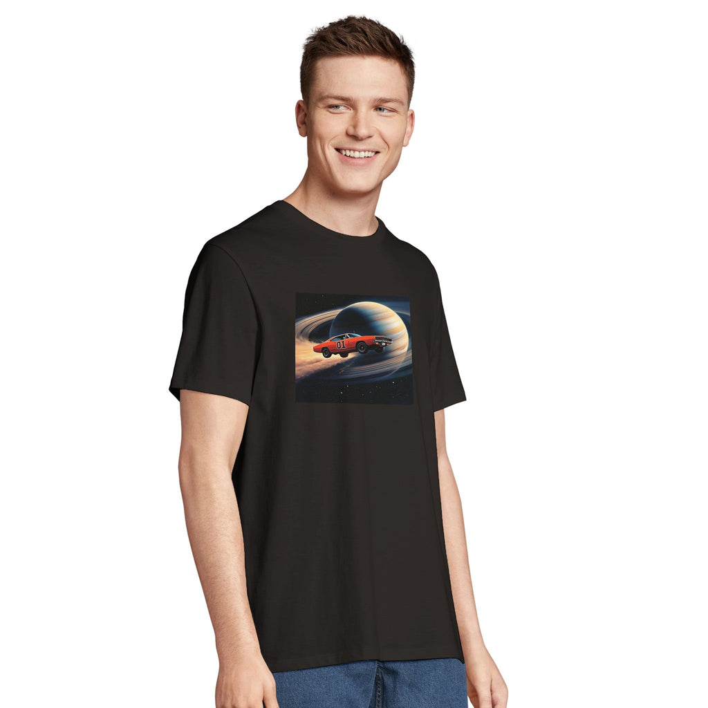 Cosmic Muscle Car/Fly Through the Galaxy in Style/Sunsustainable-Organic-Cotton-Apparel