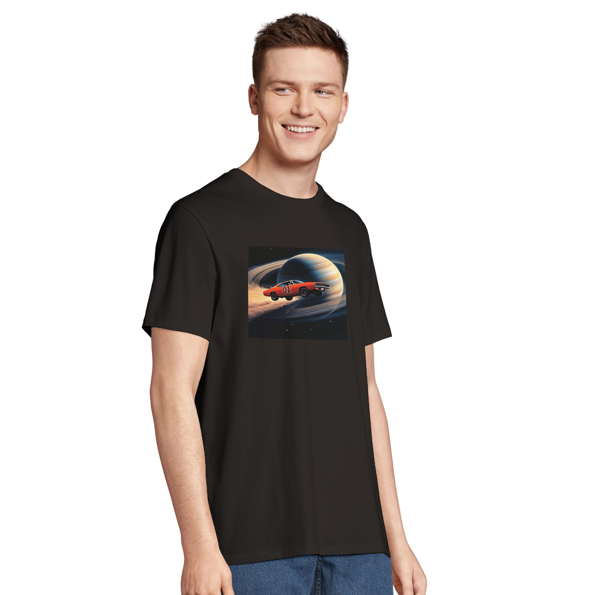 Cosmic Muscle Car/Fly Through the Galaxy in Style/Sunsustainable-Organic-Cotton-Apparel