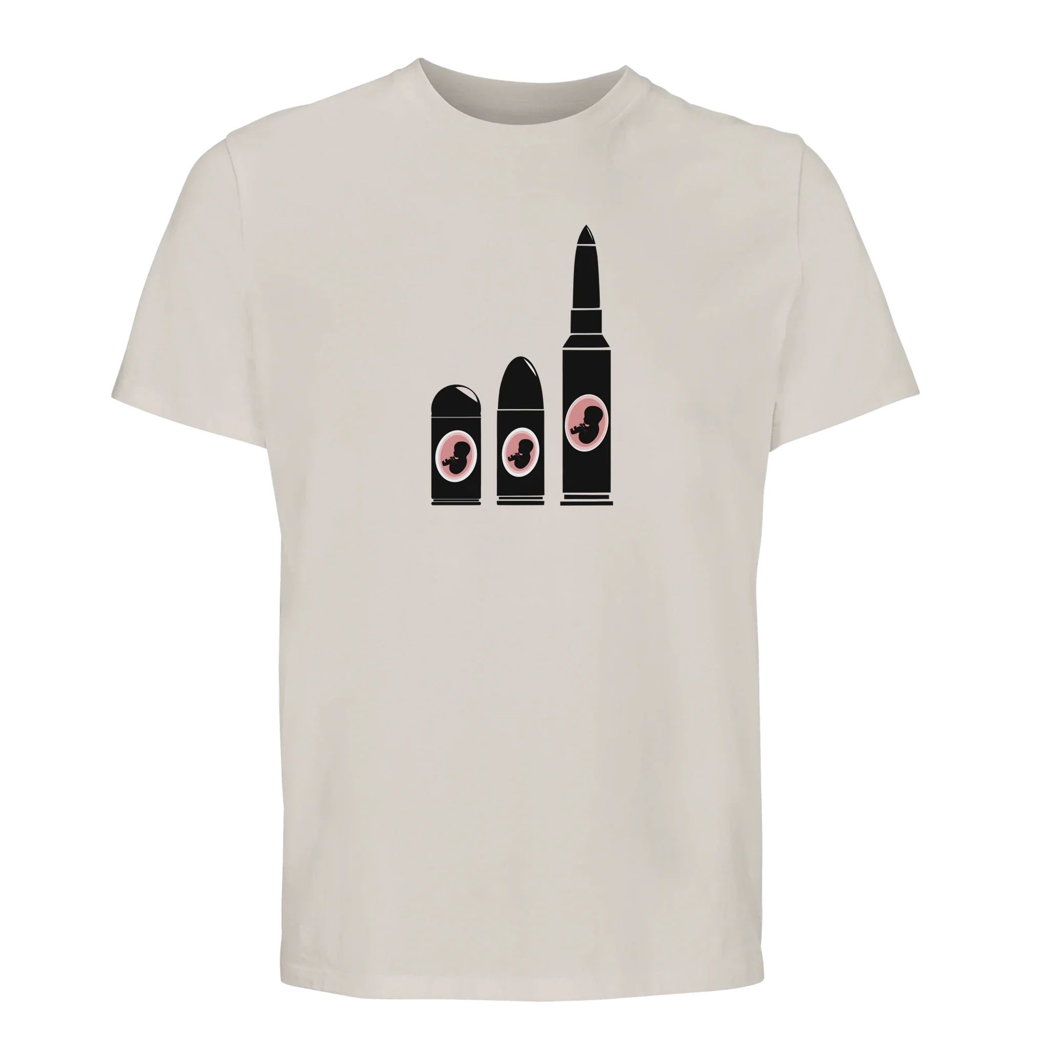100% Organic Unisex T-shirt/Bullets-Babies