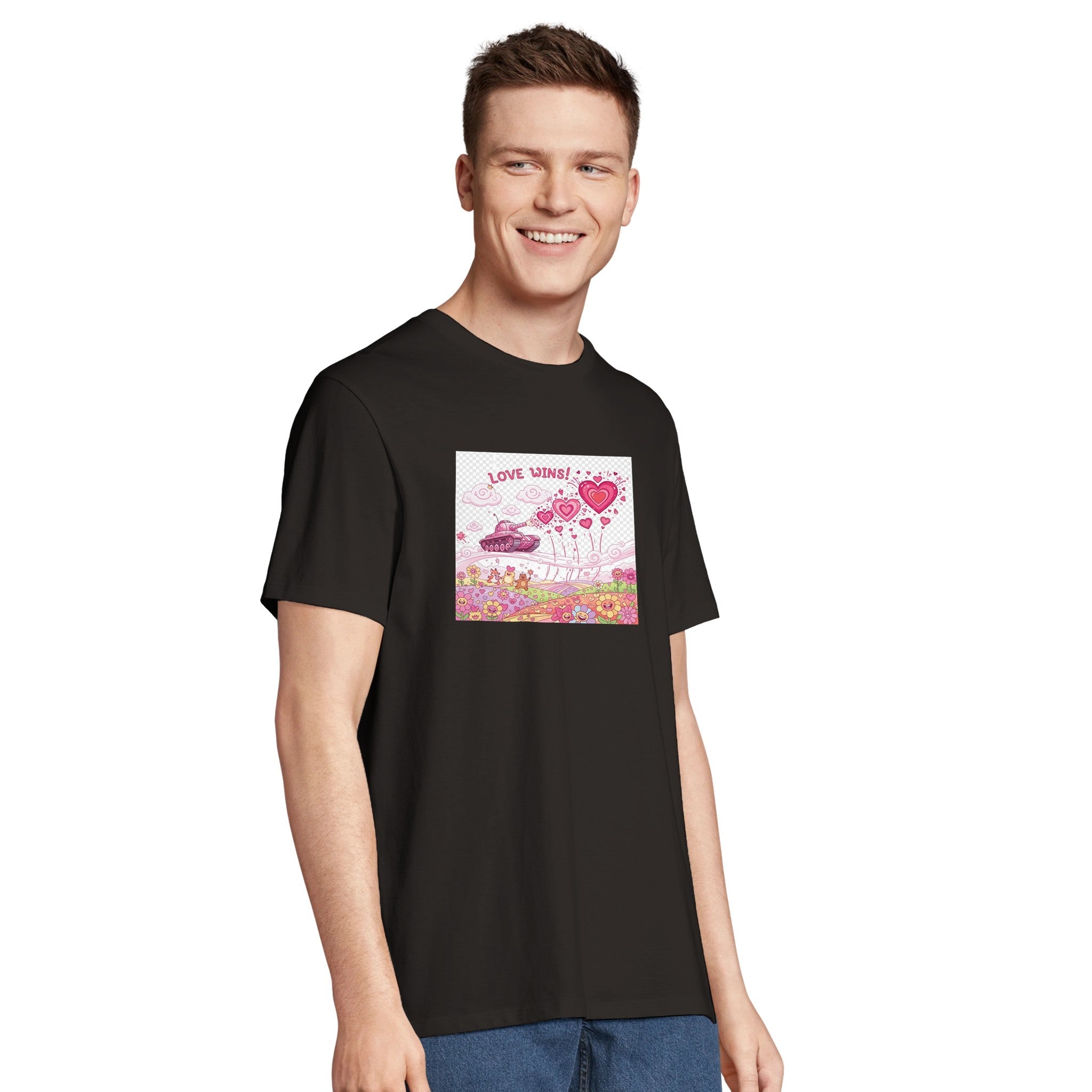 Love Wins! Whimsical Hearts & Flowers/Sustainable-Organic-Cotton-Apparel