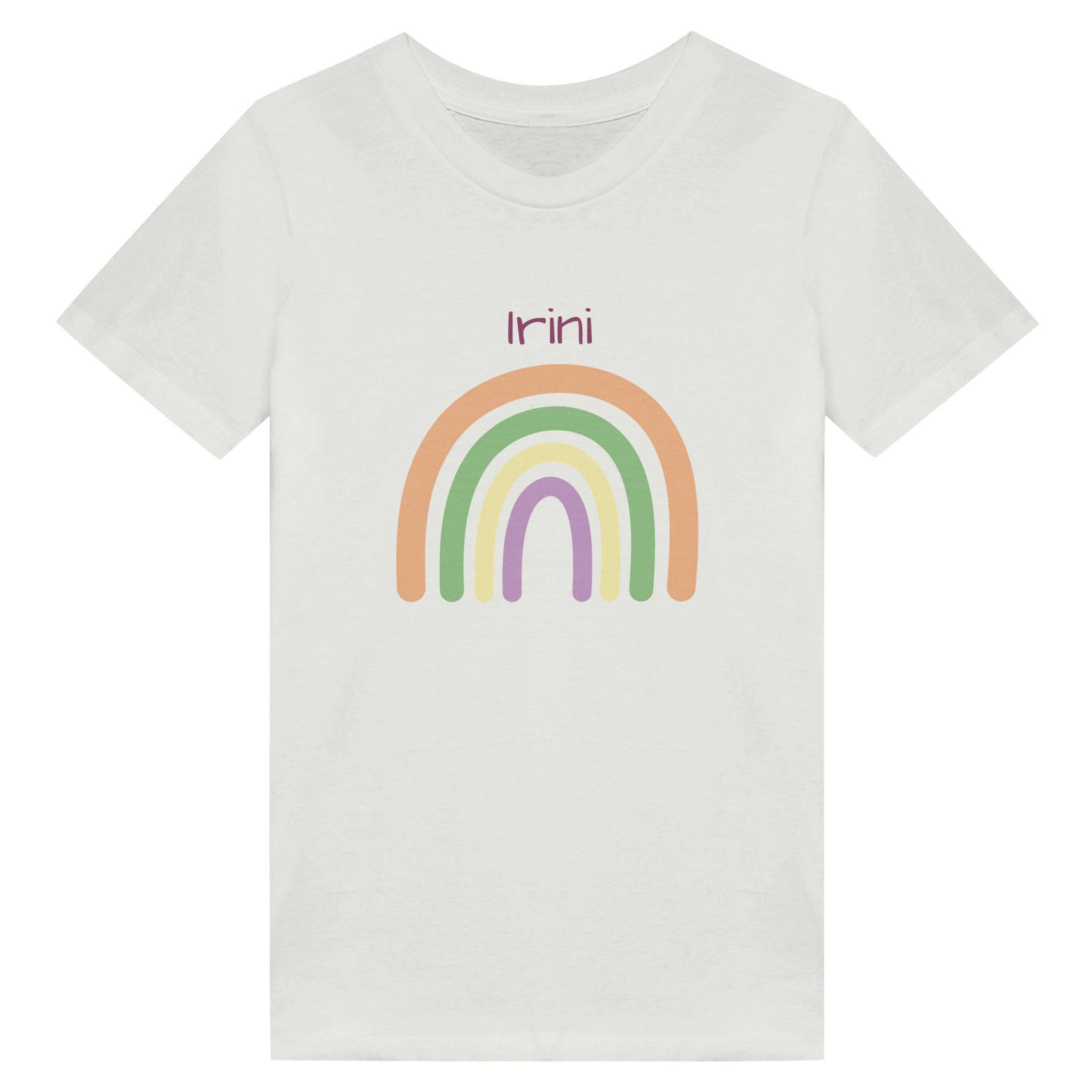 Organic Kids Crewneck T-shirt/Irini-Rainbow