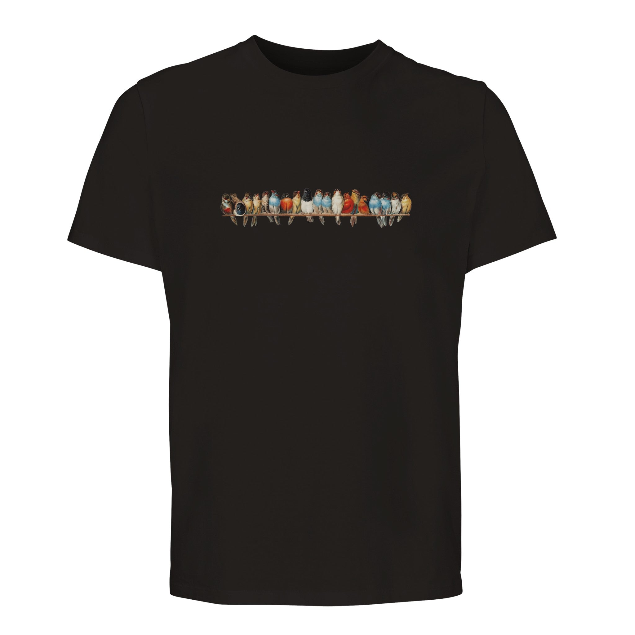 100% Organic Unisex T-shirt/Birds-On-The-Wire/Convension
