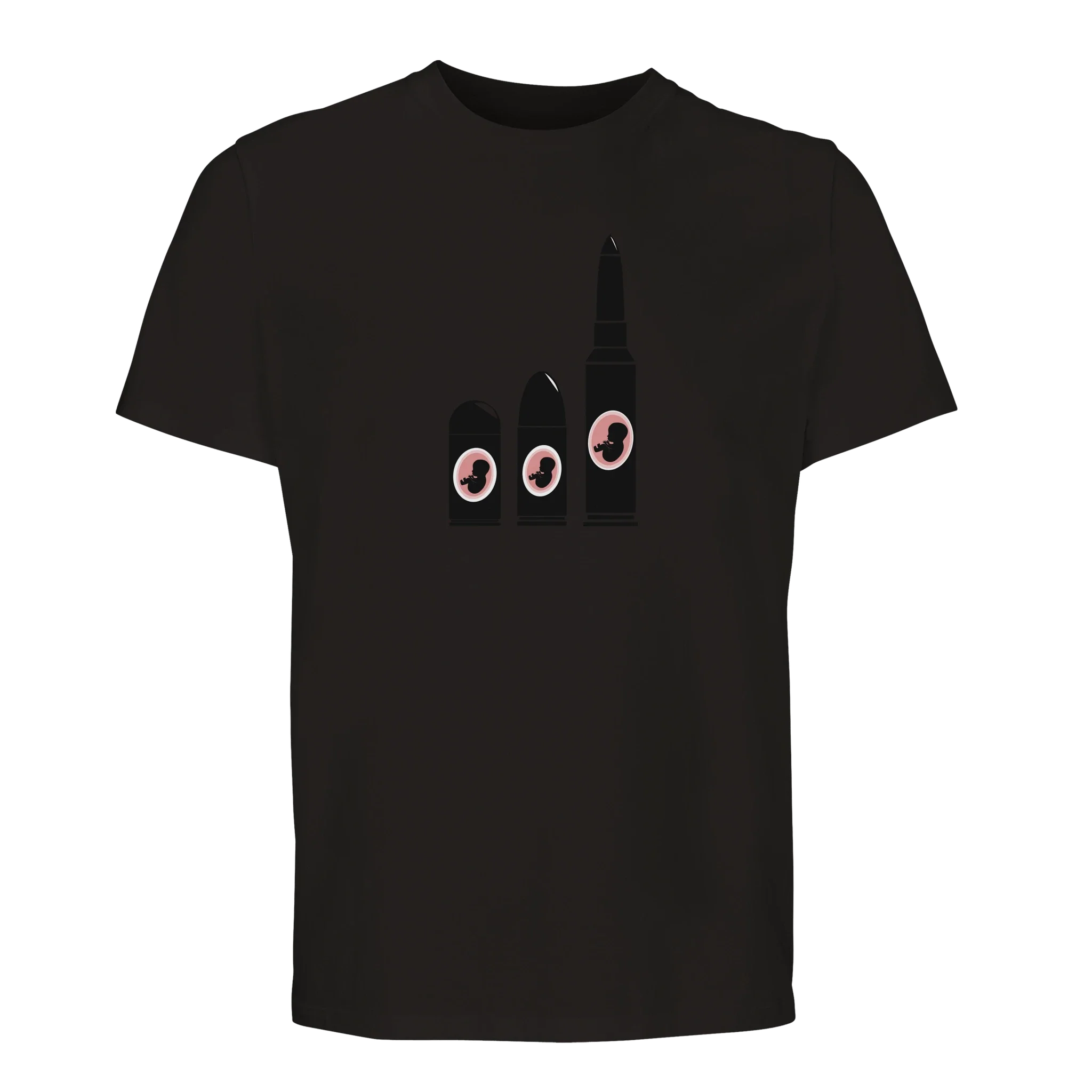 100% Organic Unisex T-shirt/Bullets-Babies