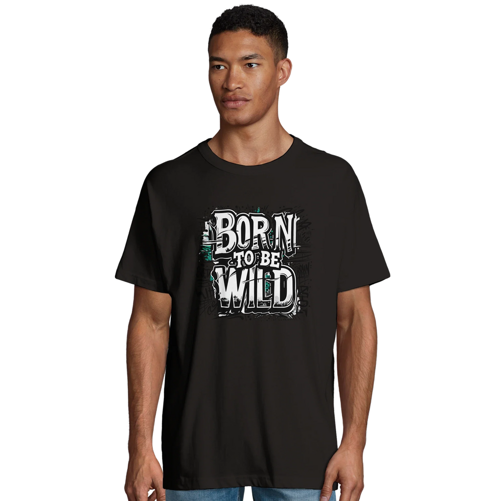 Organic Oversized T-shirt/Born-To-Be-Wild
