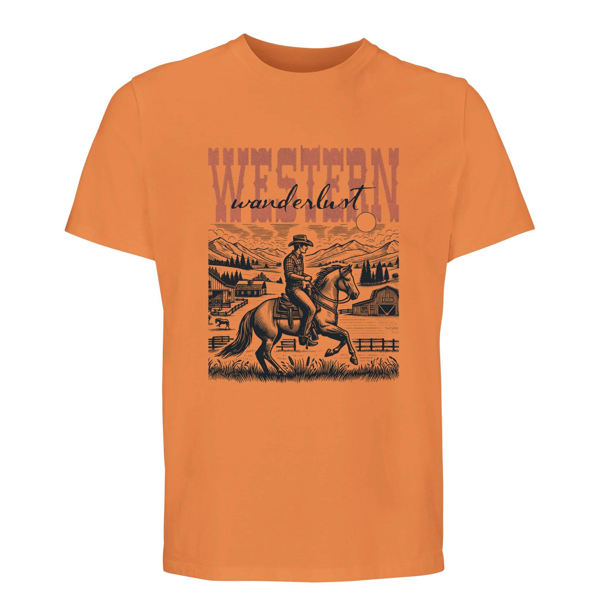 100% Organic Unisex T-shirt/Western-Cowboy