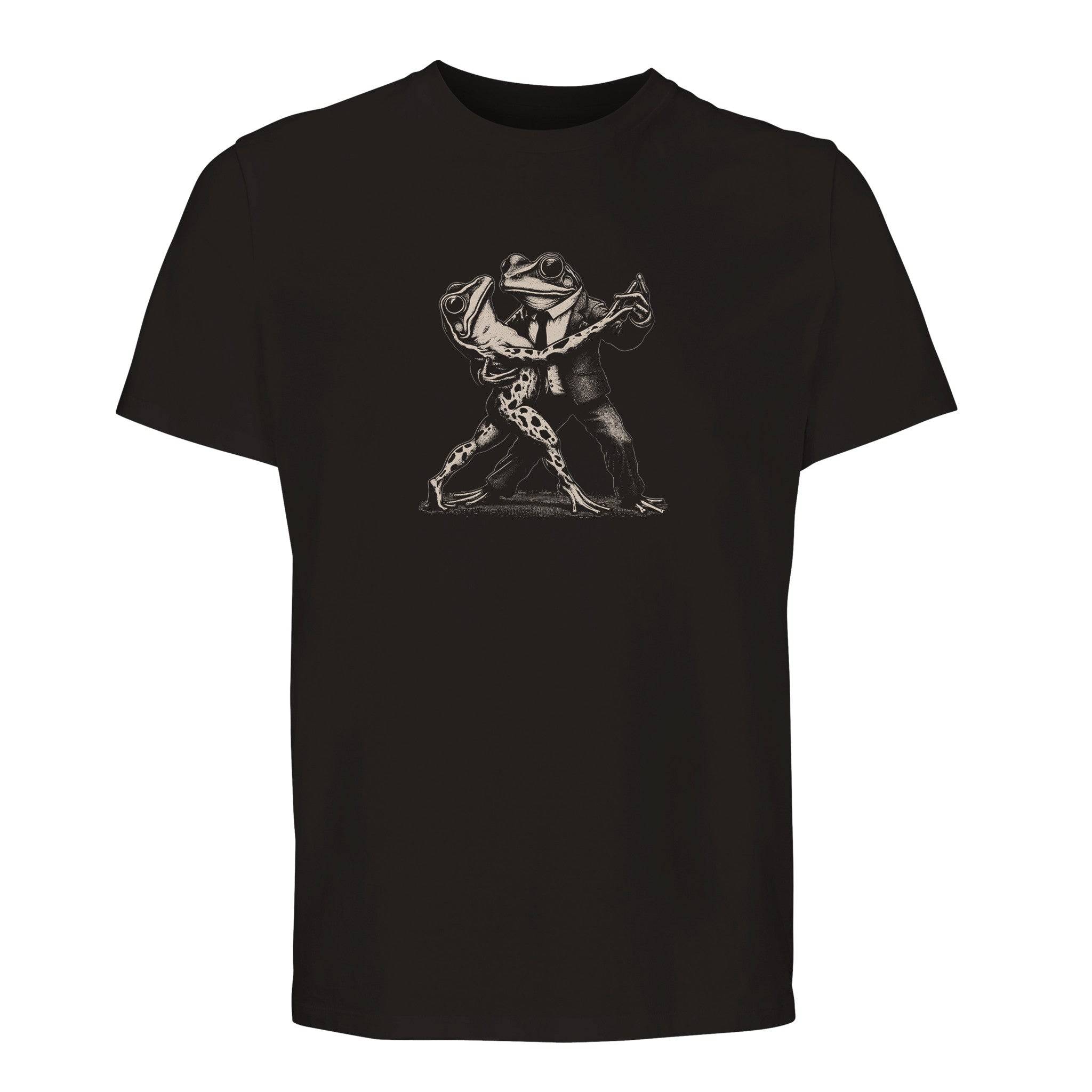 100% Organic Unisex T-shirt/Frogs-Dancing