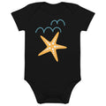 Organic cotton baby bodysuit/Star-Fish
