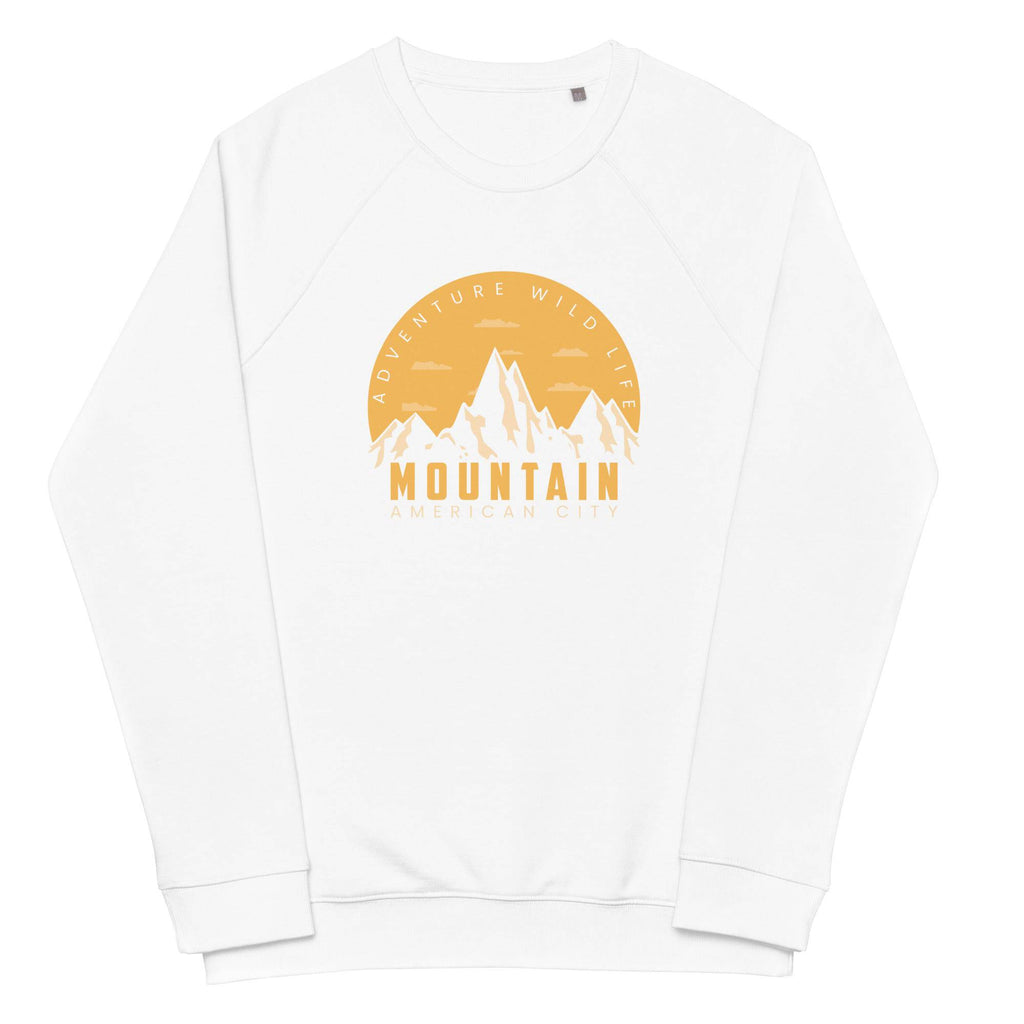 Unisex organic sweatshirt/Adventure-Mountains