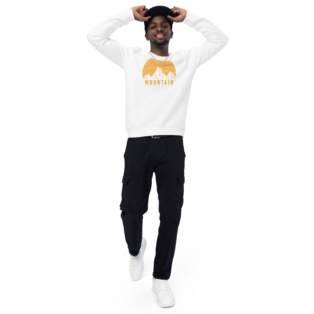 Unisex organic sweatshirt/Adventure-Mountains