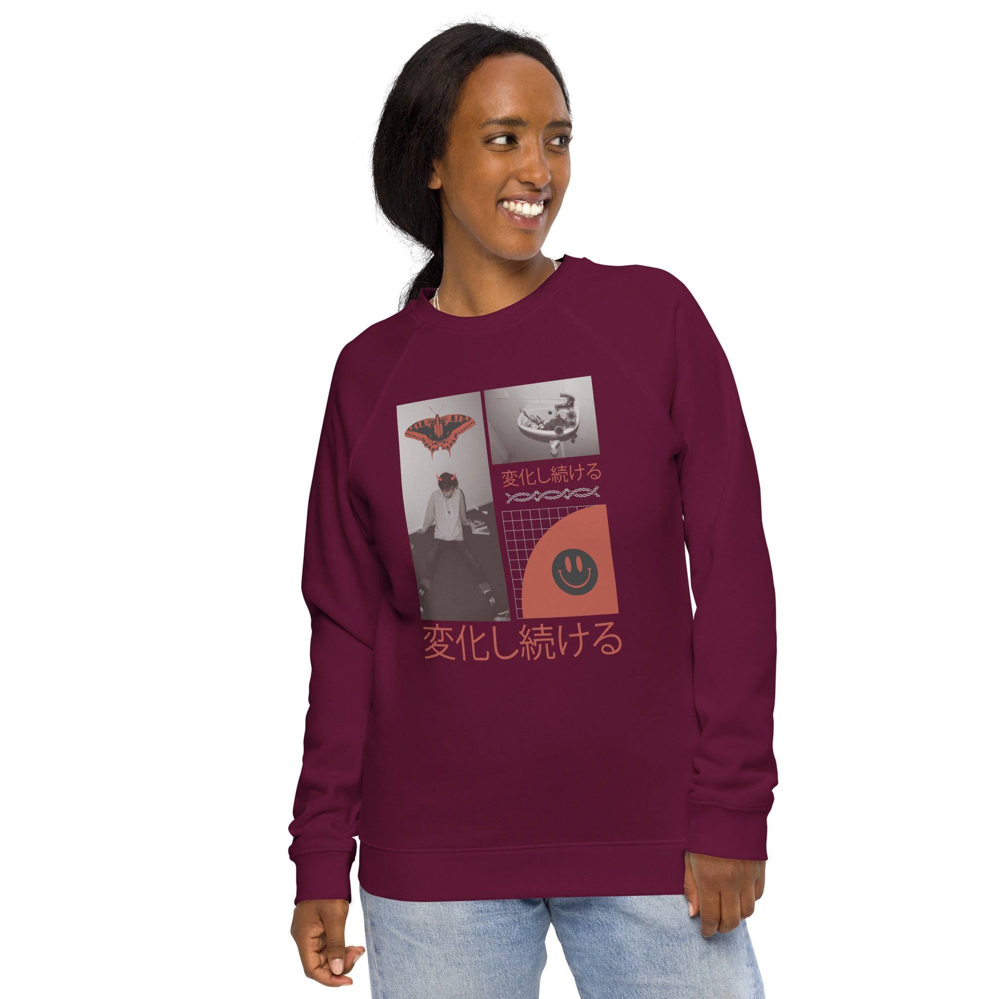 Unisex organic sweatshirt/Anime-1