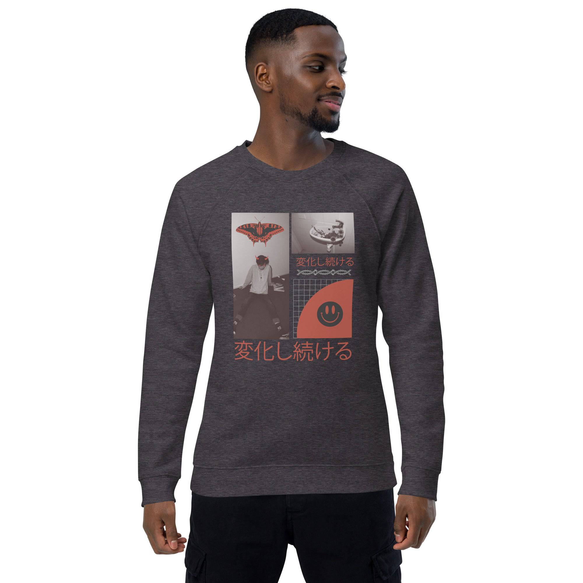 Unisex organic sweatshirt/Anime-1