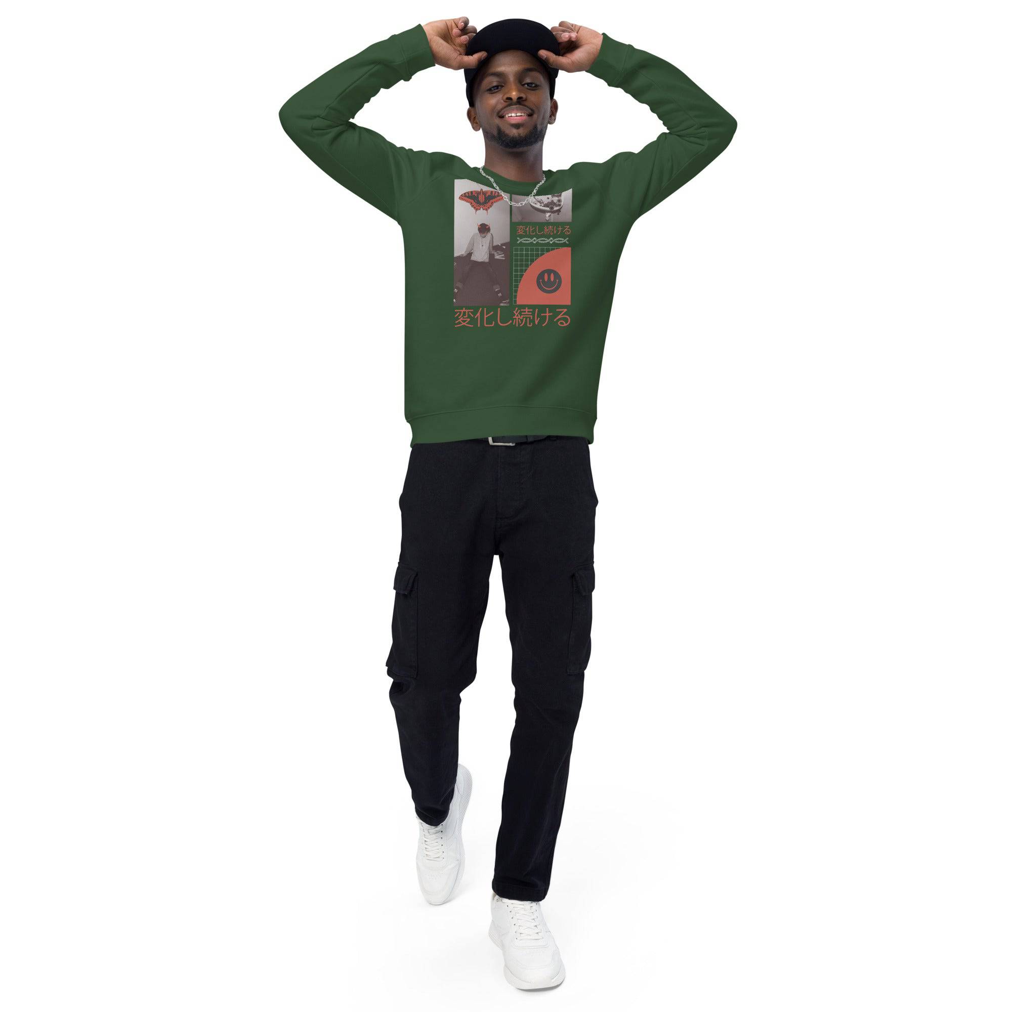 Unisex organic sweatshirt/Anime-1
