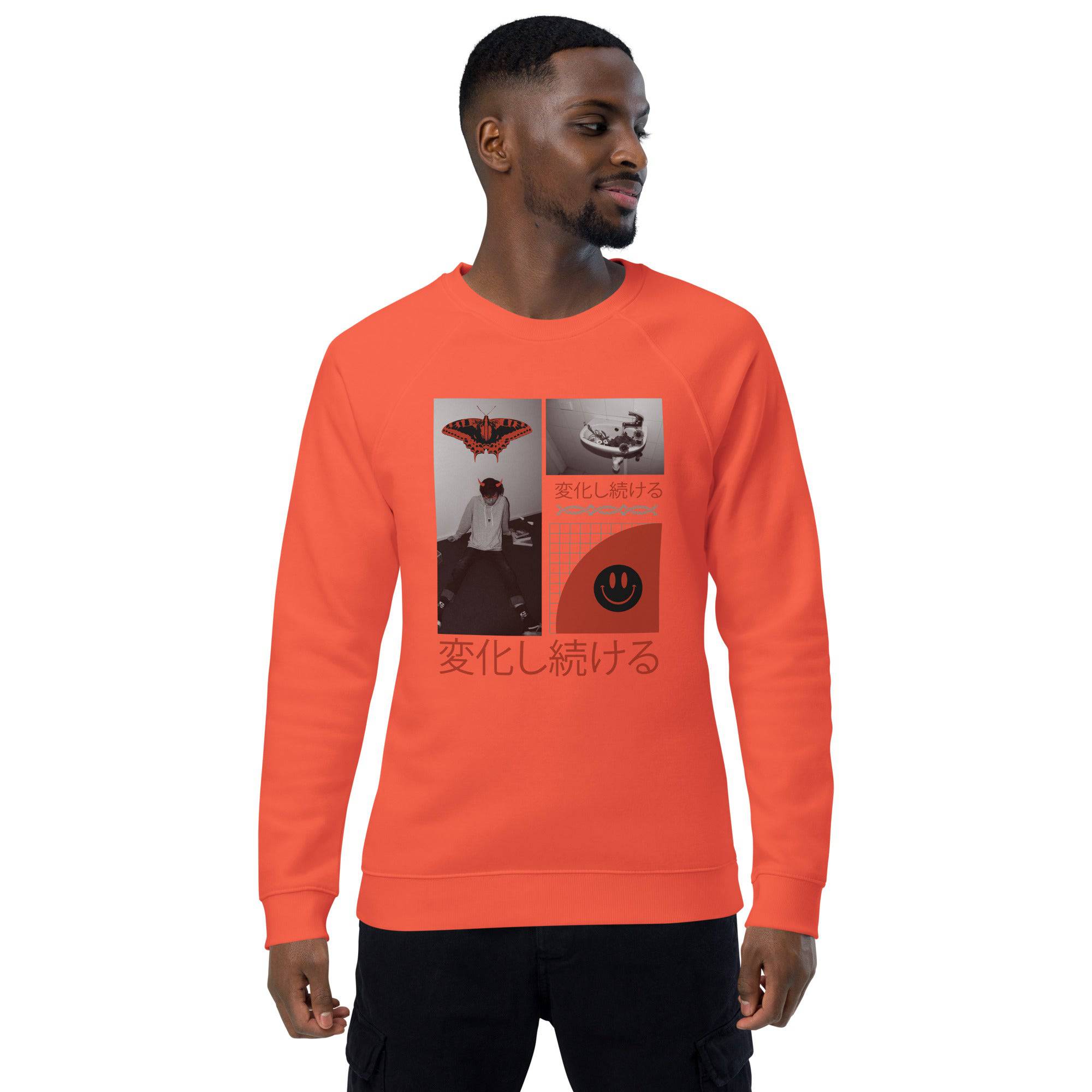 Unisex organic sweatshirt/Anime-1