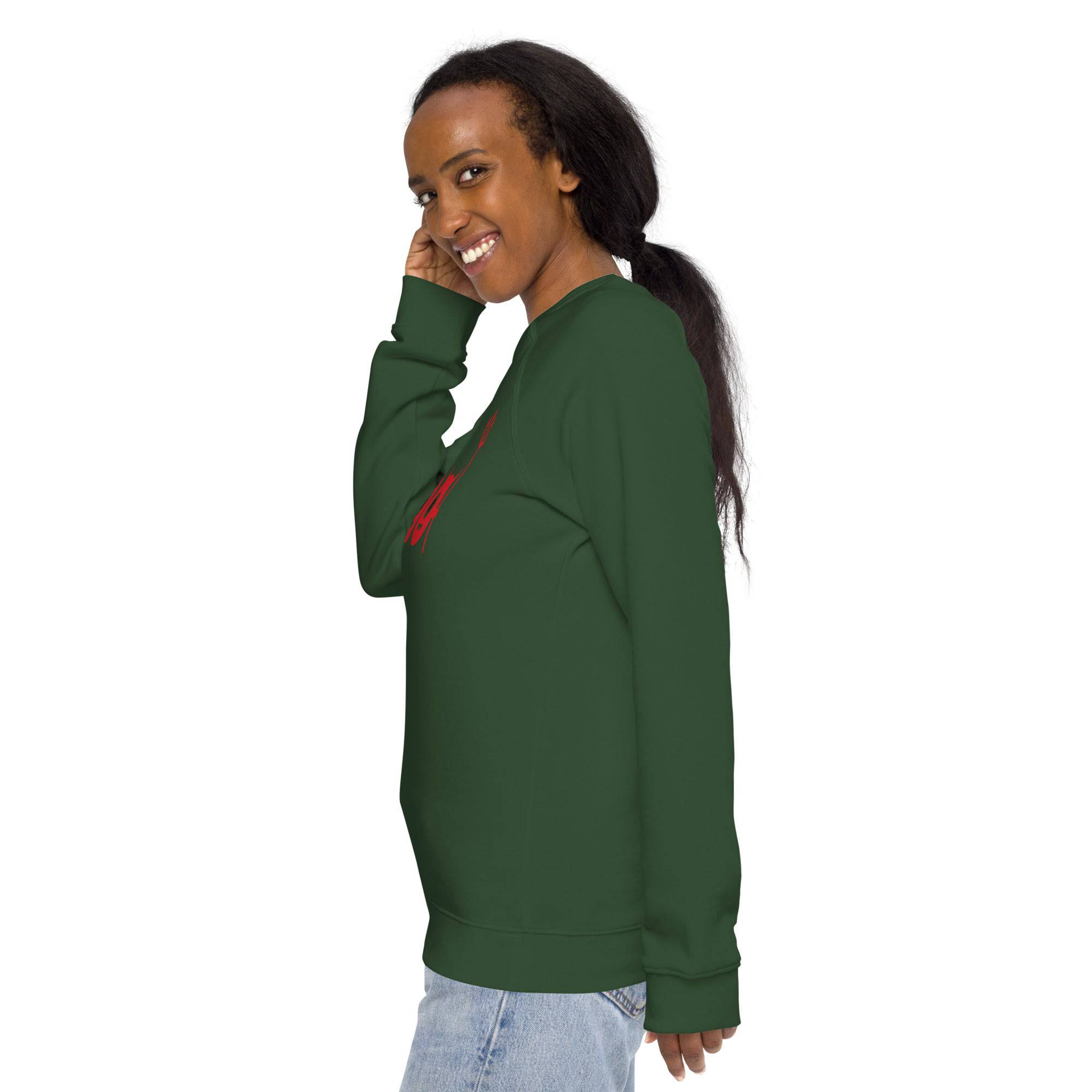 Unisex Organic Sweatshirt/Boo-Halloween