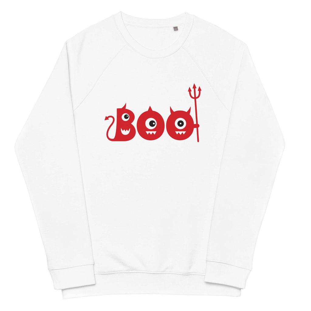 Unisex Organic Sweatshirt/Boo-Halloween