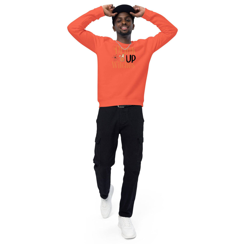 Unisex Organic Sweatshirt/Drink-Up-Withces-Halloween