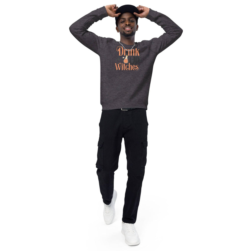 Unisex Organic Sweatshirt/Drink-Up-Withces-Halloween