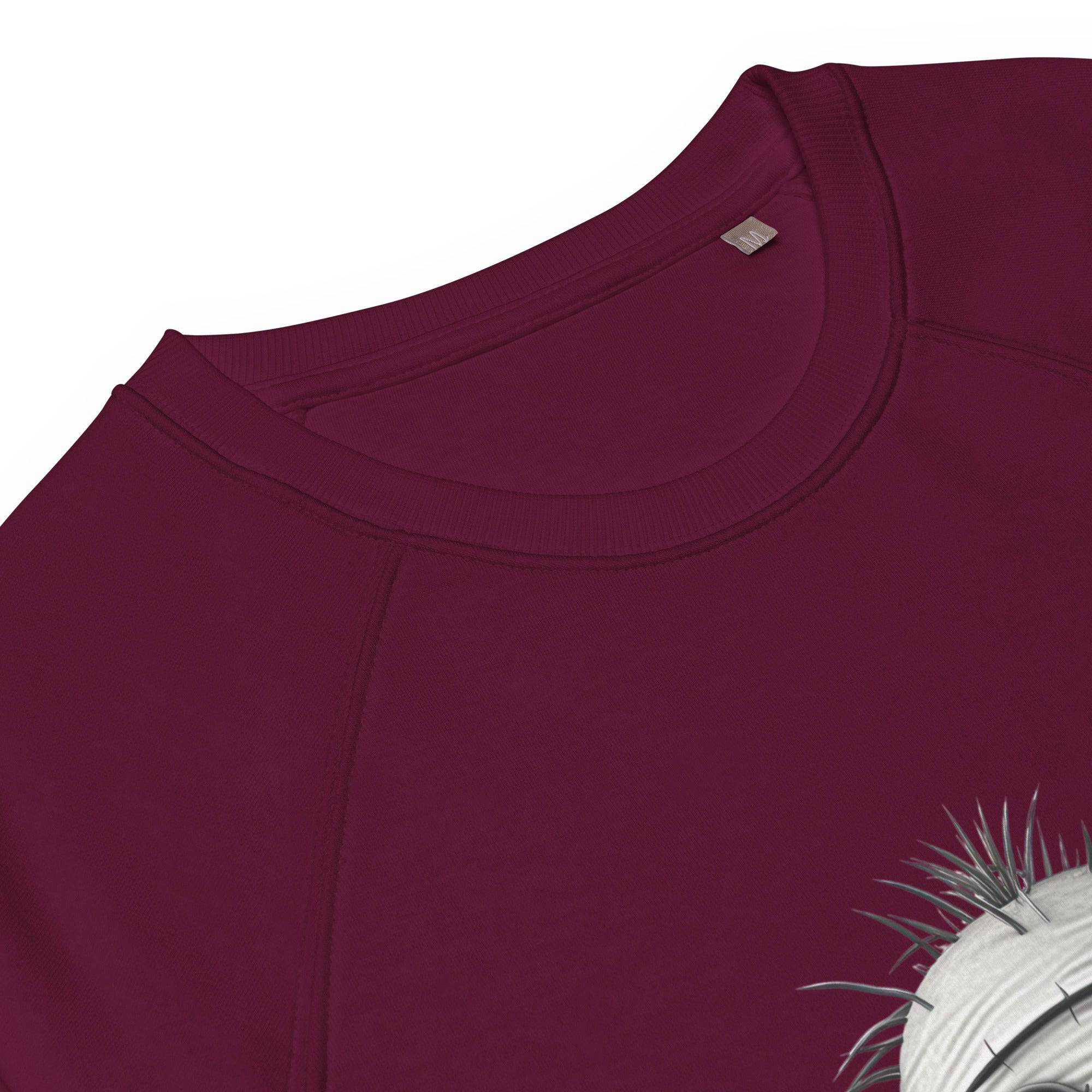 Unisex Organic Sweatshirt/Funny-Creepy-Doll