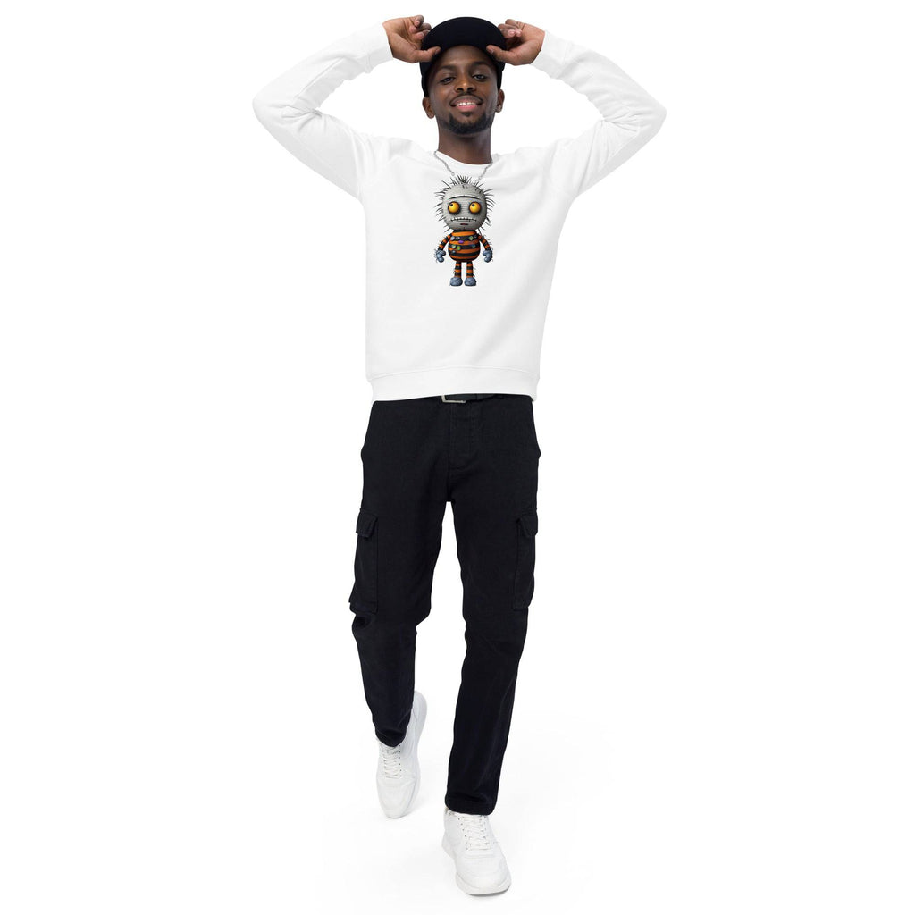 Unisex Organic Sweatshirt/Funny-Creepy-Doll