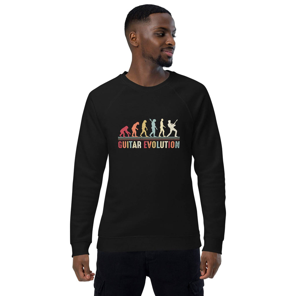 Unisex organic sweatshirt/Guitar-Evolution