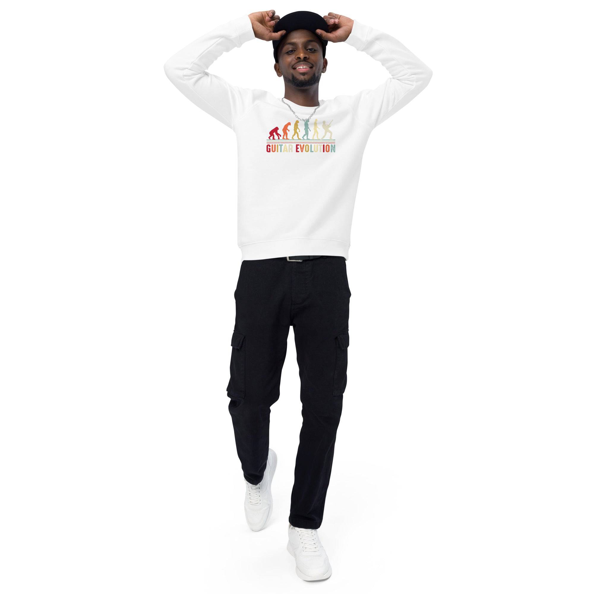 Unisex organic sweatshirt/Guitar-Evolution