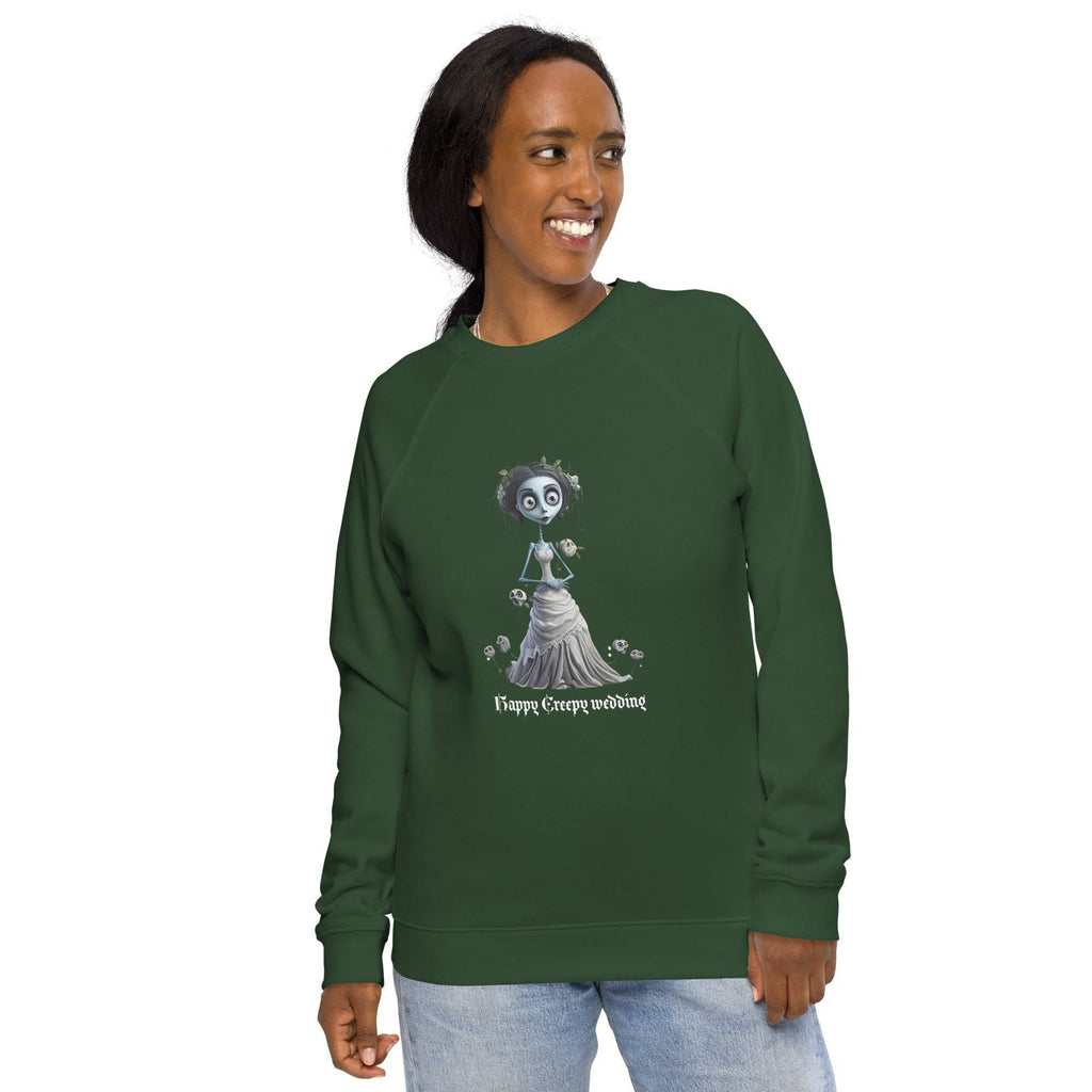 Unisex Organic Sweatshirt/Happy-Creepy-Wedding