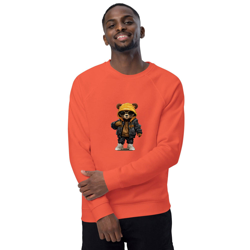 Unisex organic sweatshirt/Teddy-Bear-Hip-Hop