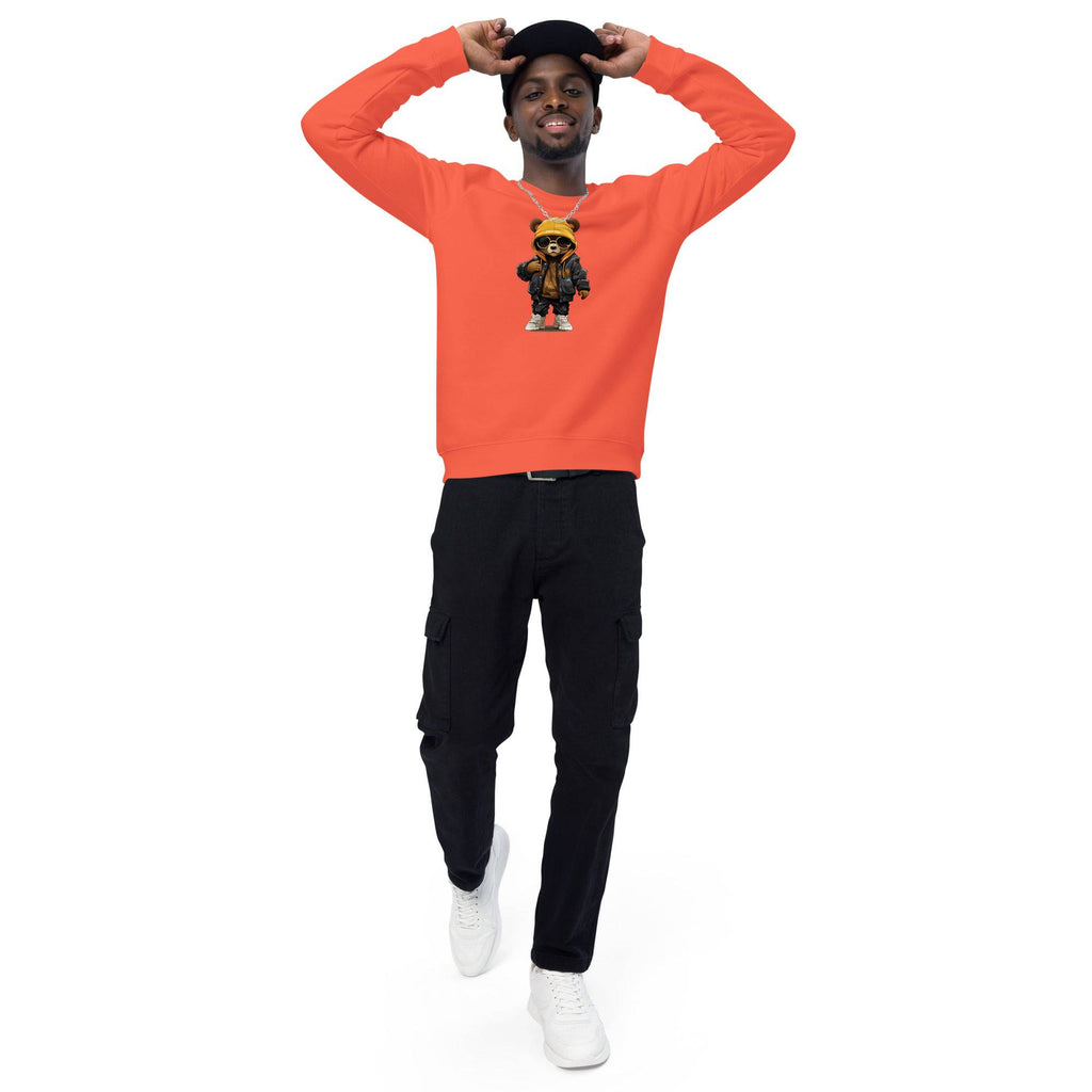 Unisex organic sweatshirt/Teddy-Bear-Hip-Hop