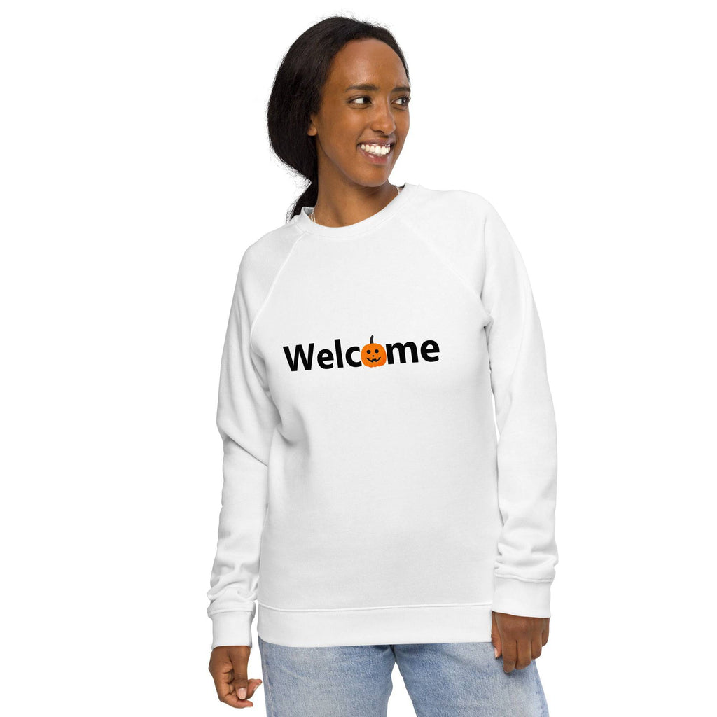 Unisex Organic Sweatshirt/Welcome-Halloween