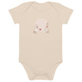 Organic cotton baby bodysuit/Bunnies Balloon