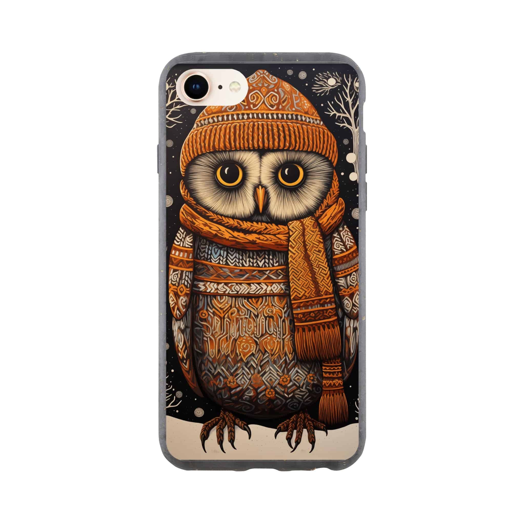 I-Phone Bio case/Owl-Winter