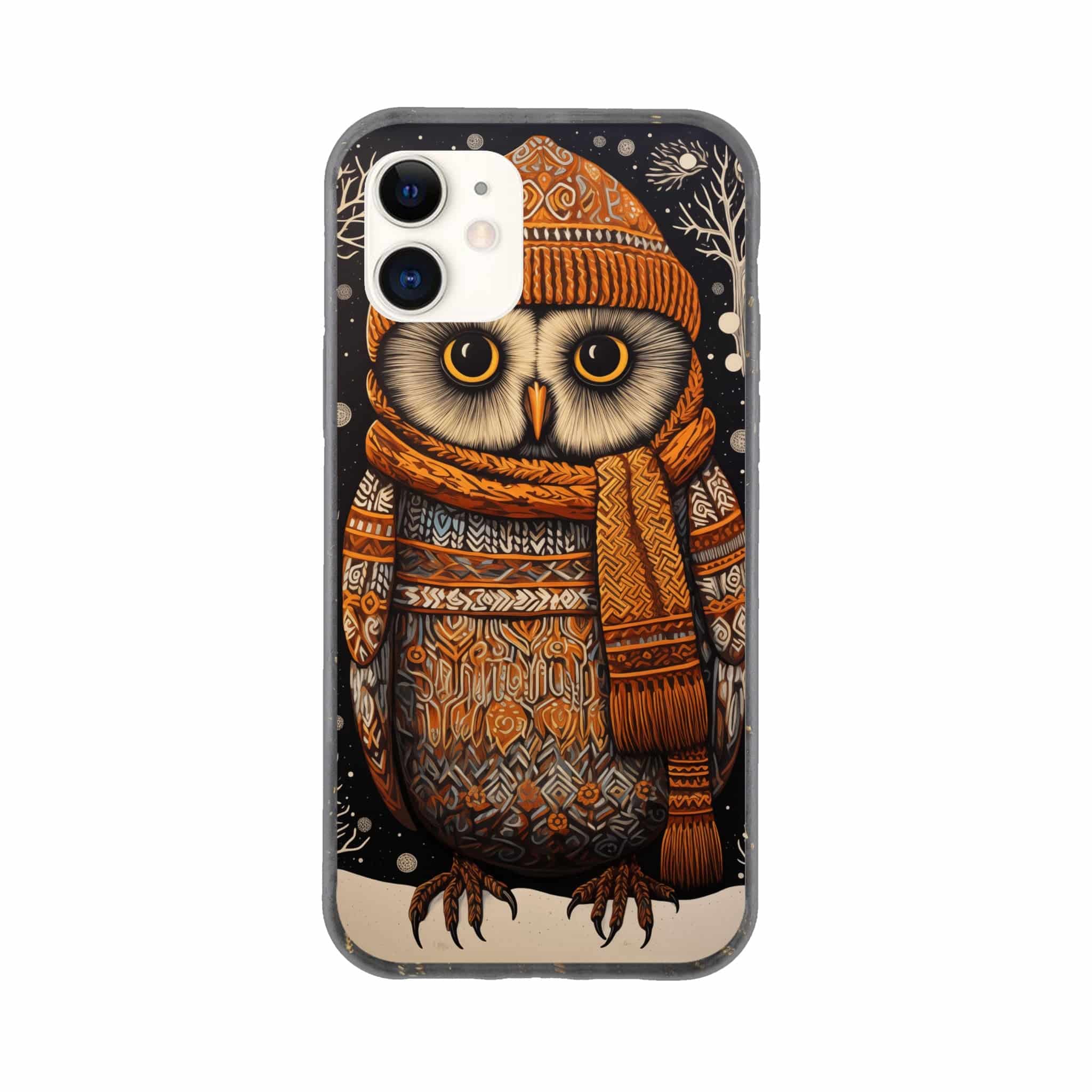 I-Phone Bio case/Owl-Winter