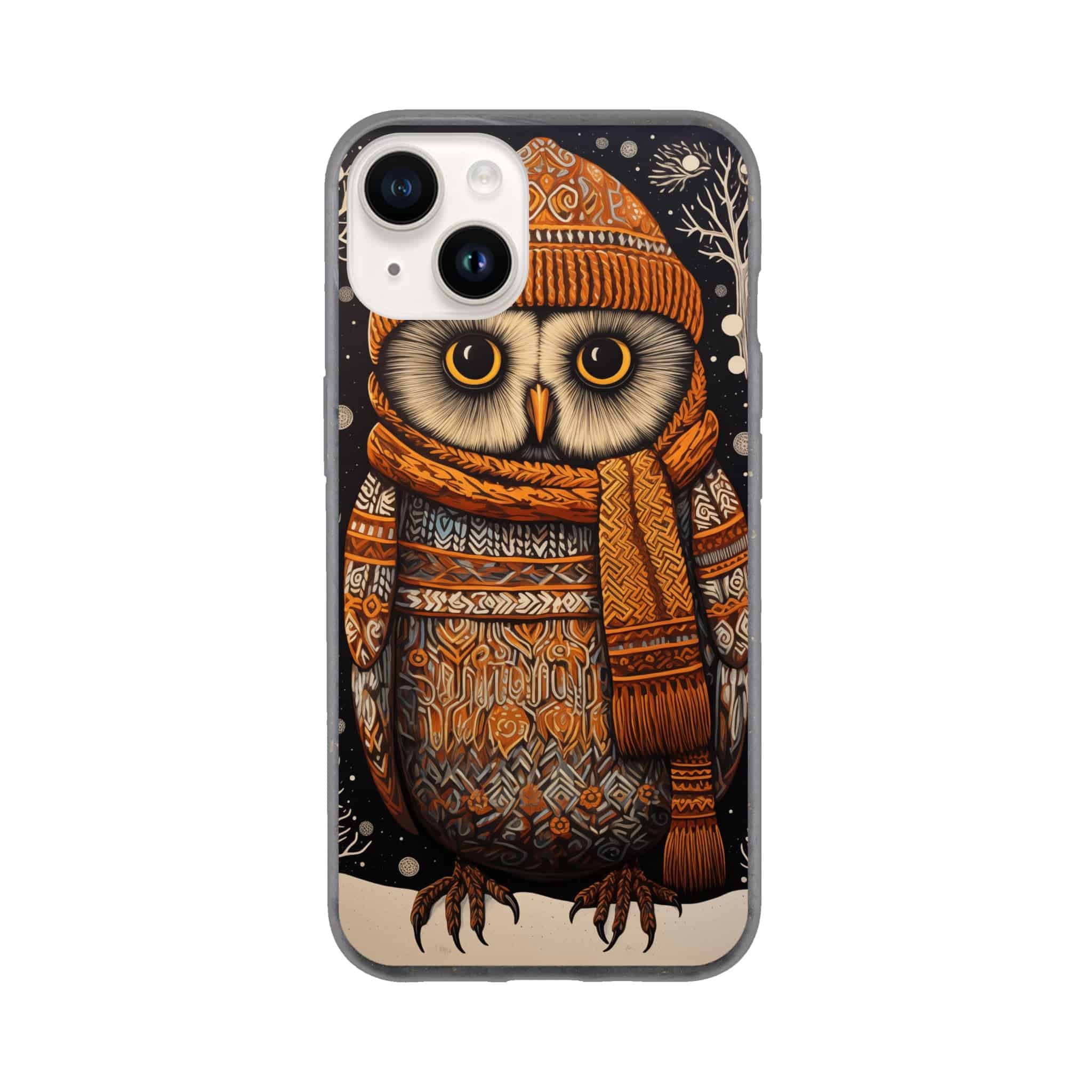 I-Phone Bio case/Owl-Winter