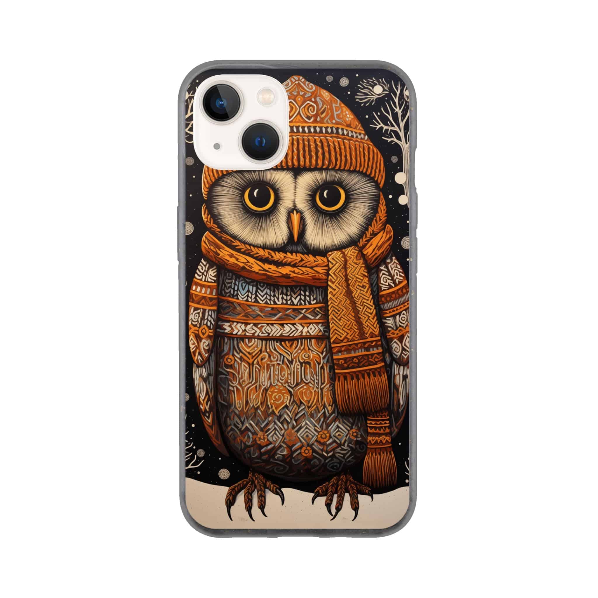 I-Phone Bio case/Owl-Winter